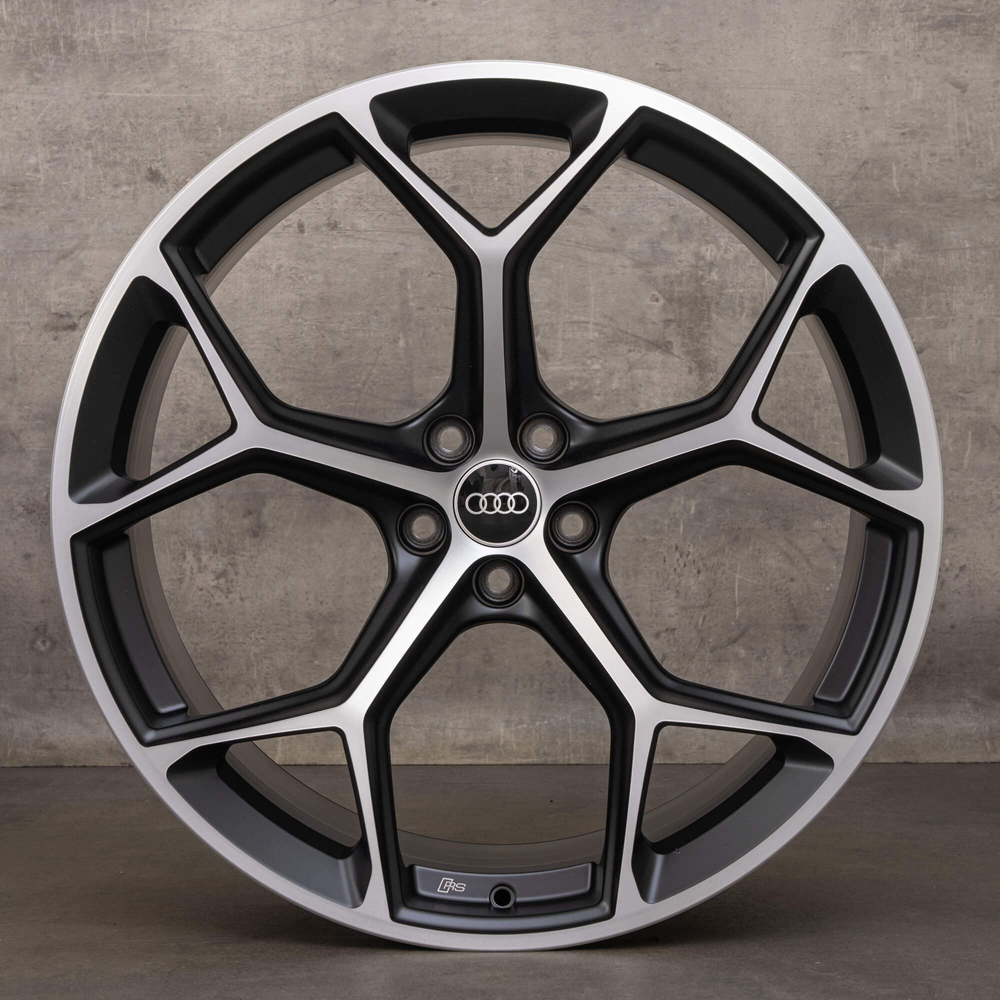 Original Audi RS6 RS7 4K C8 22 inch rims 4K0601025CQ black matt NEW