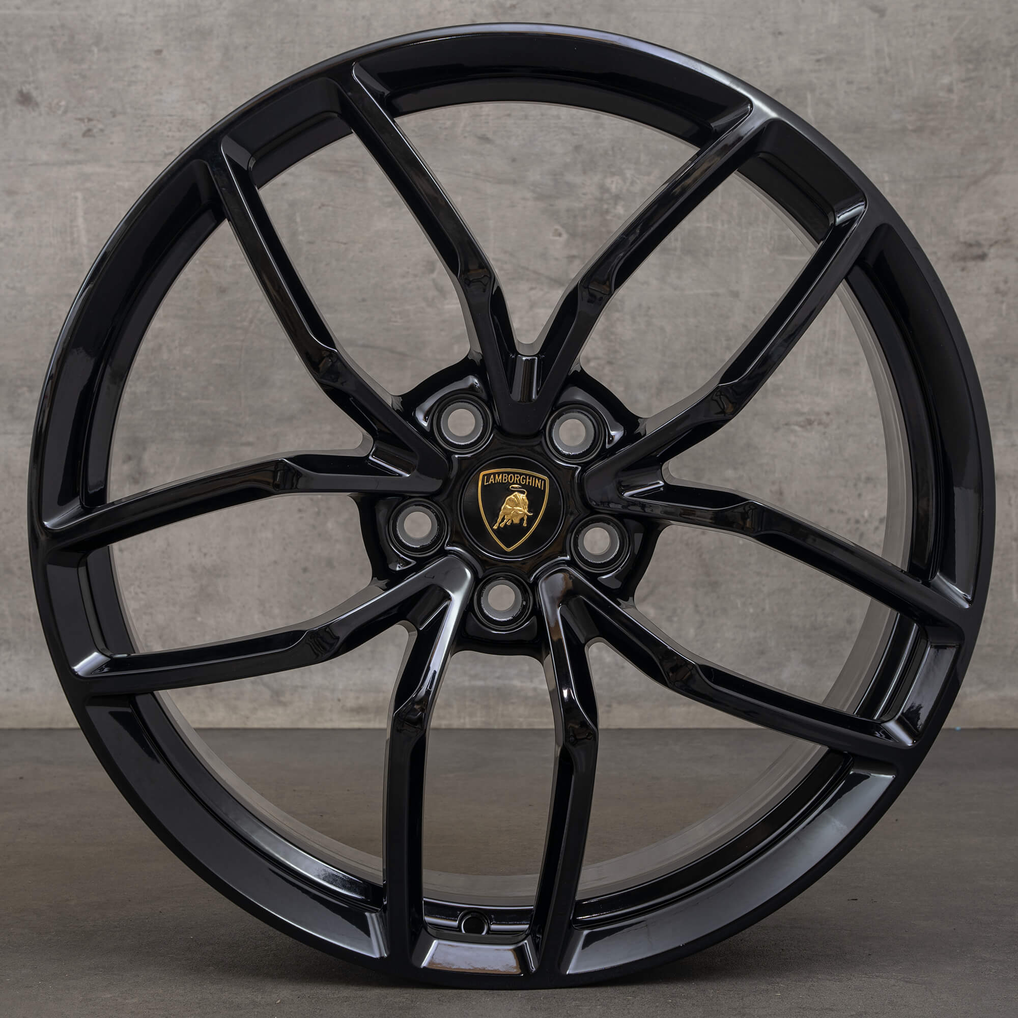 Lamborghini Huracan aro de 20 polegadas Mimas Nero Lucido 4T0601017P