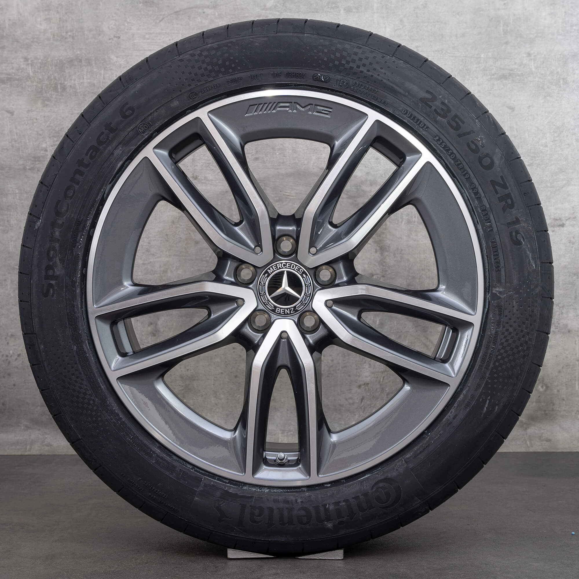 Jante AMG 19 inch Mercedes GLB35 X247 anvelope de vara roti A2474011800 NOU