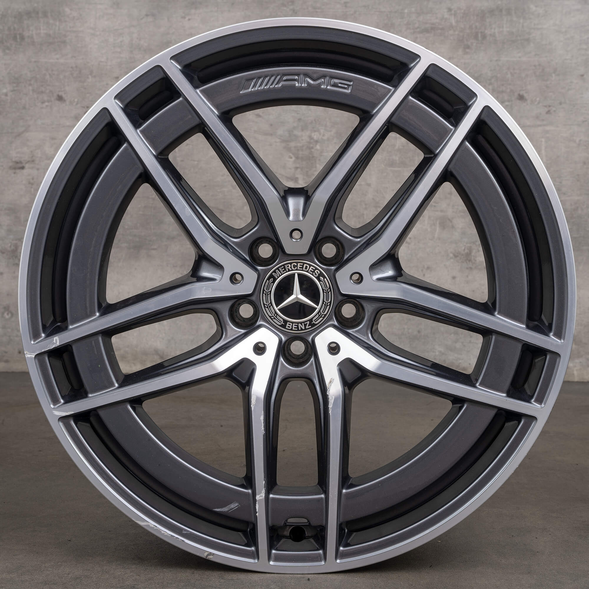 AMG Mercedes SL43 SL55 SL63 R232 20 inch velg A2324012100 Himalaya grijs