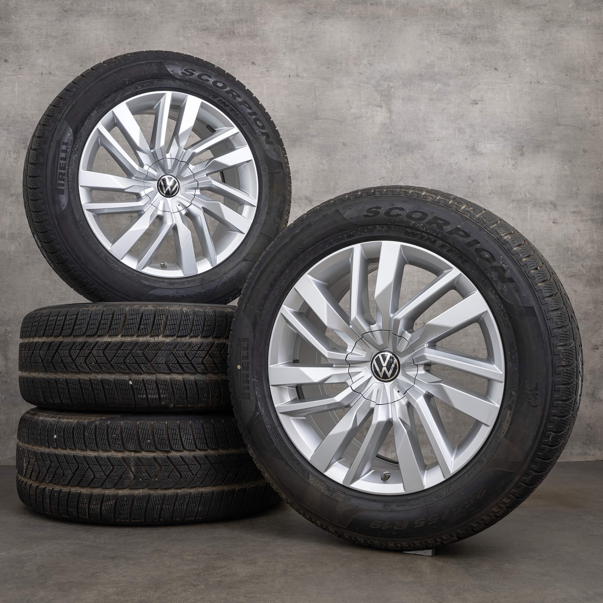 VW Touareg III CR winter wheels 19 inch rims tires Osorno 760601025E