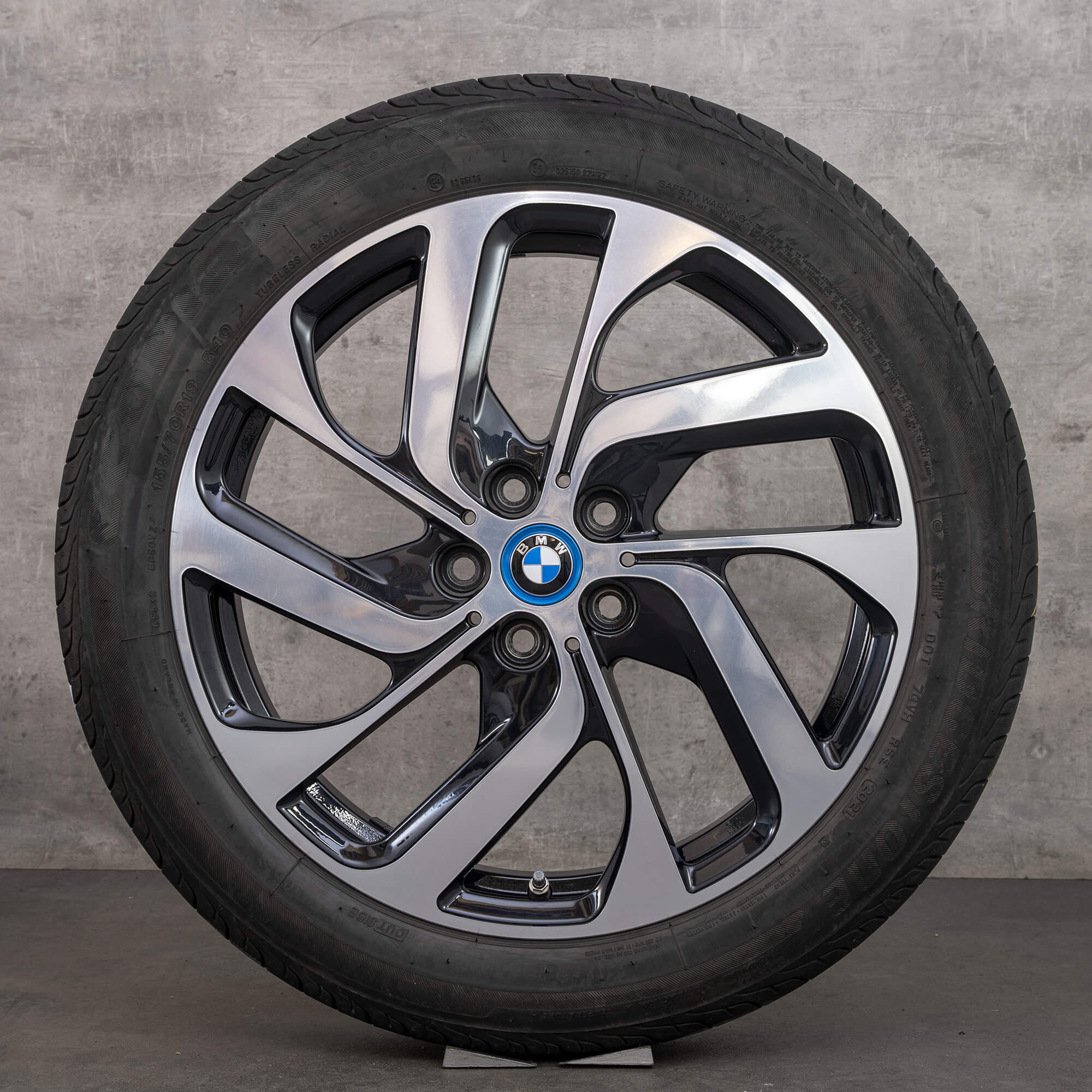 BMW i3 I01 winter tires 19 inch wheels 428 turbine design rims 6856894