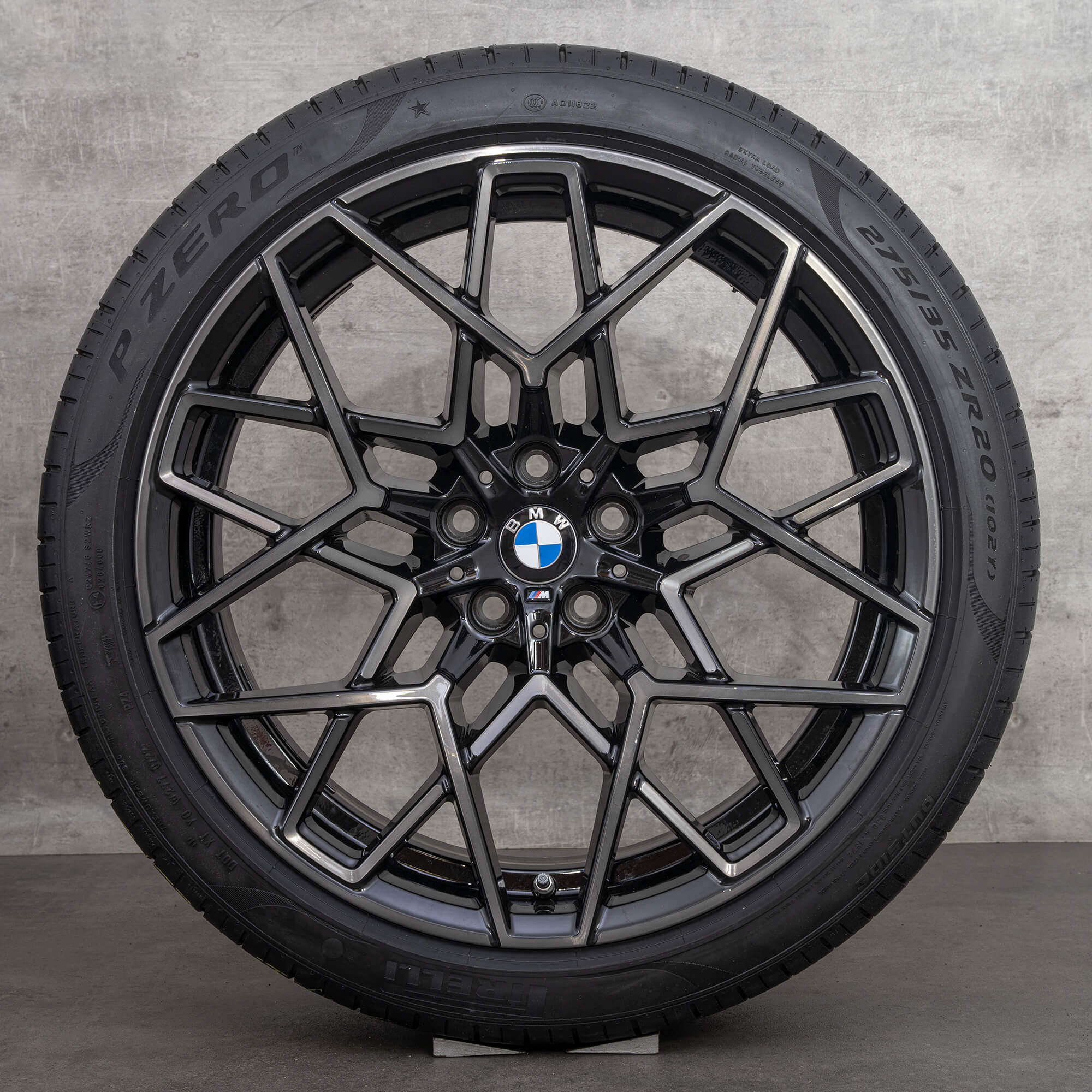 BMW 20 inch M8 rims F91 F92 F93 M813 alloy summer wheels tires