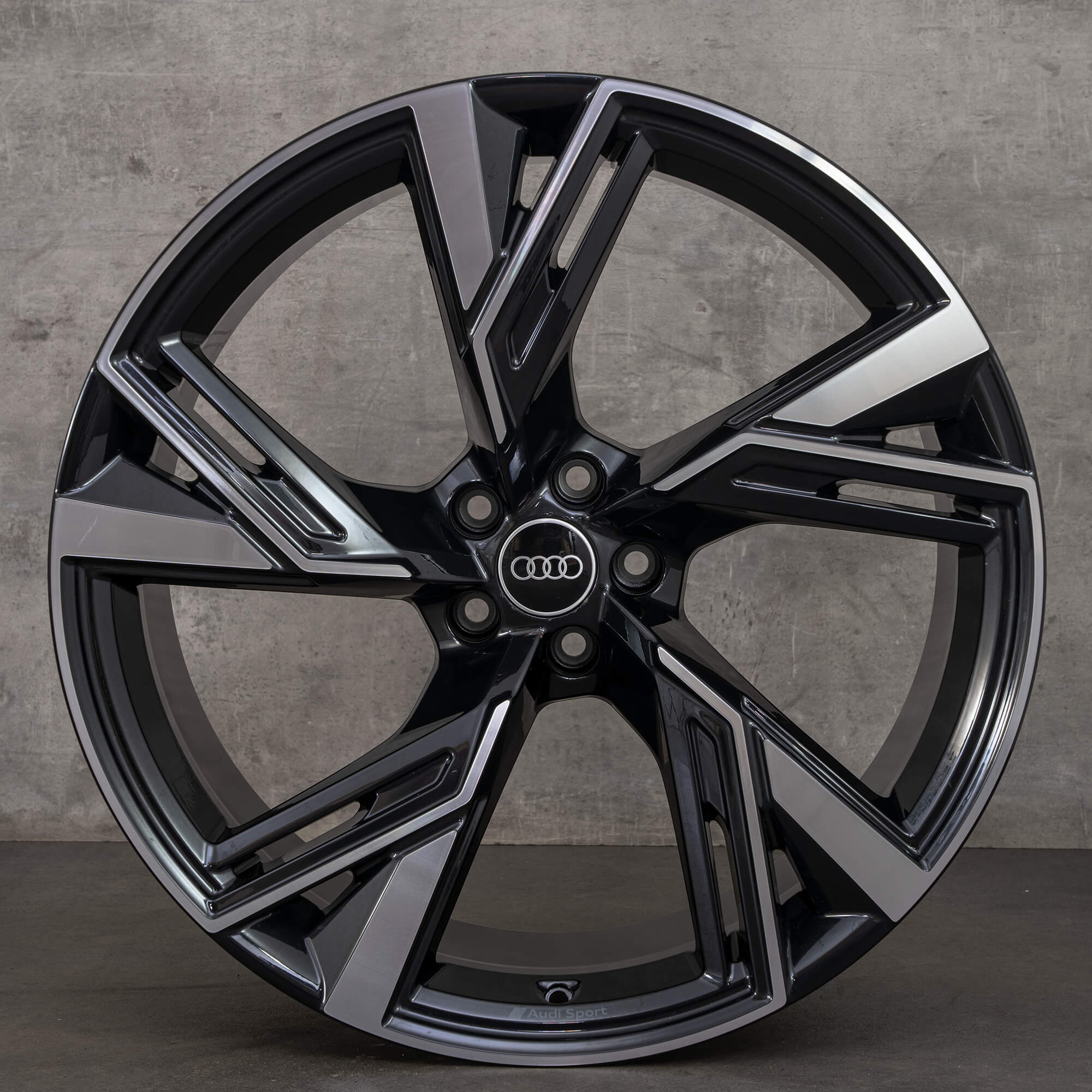 Audi 22 inch rims RS6 RS7 4K C8 alloy 4K0601025BL trapezoidal design