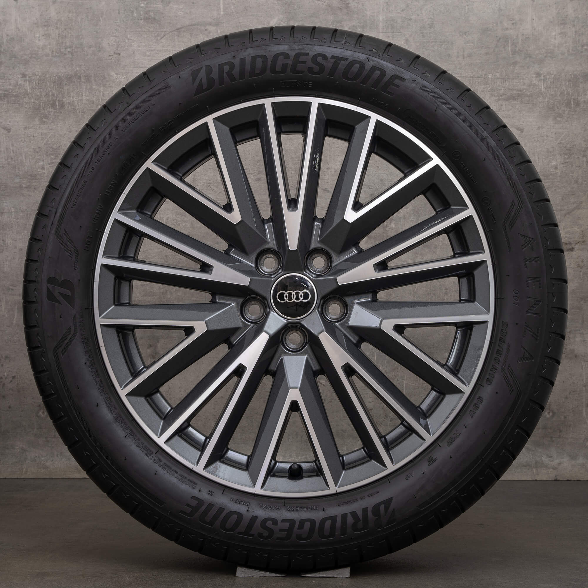 Audi Q3 F3 summer wheels 19 inch rims tires 83A601025L graphite gray