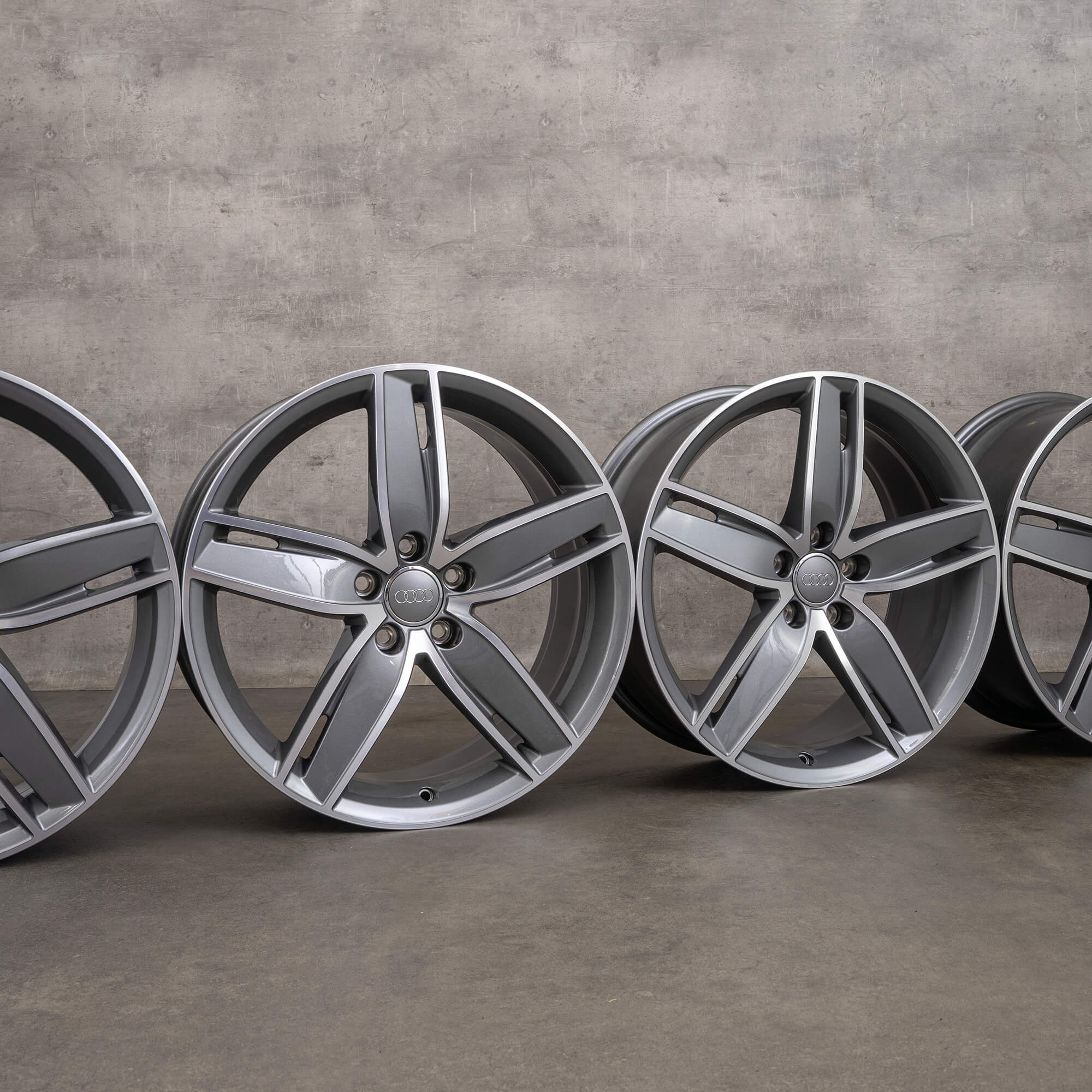 Audi A3 S3 RS3 8V 19 inch rims 8V0601025AS titanium gloss turned