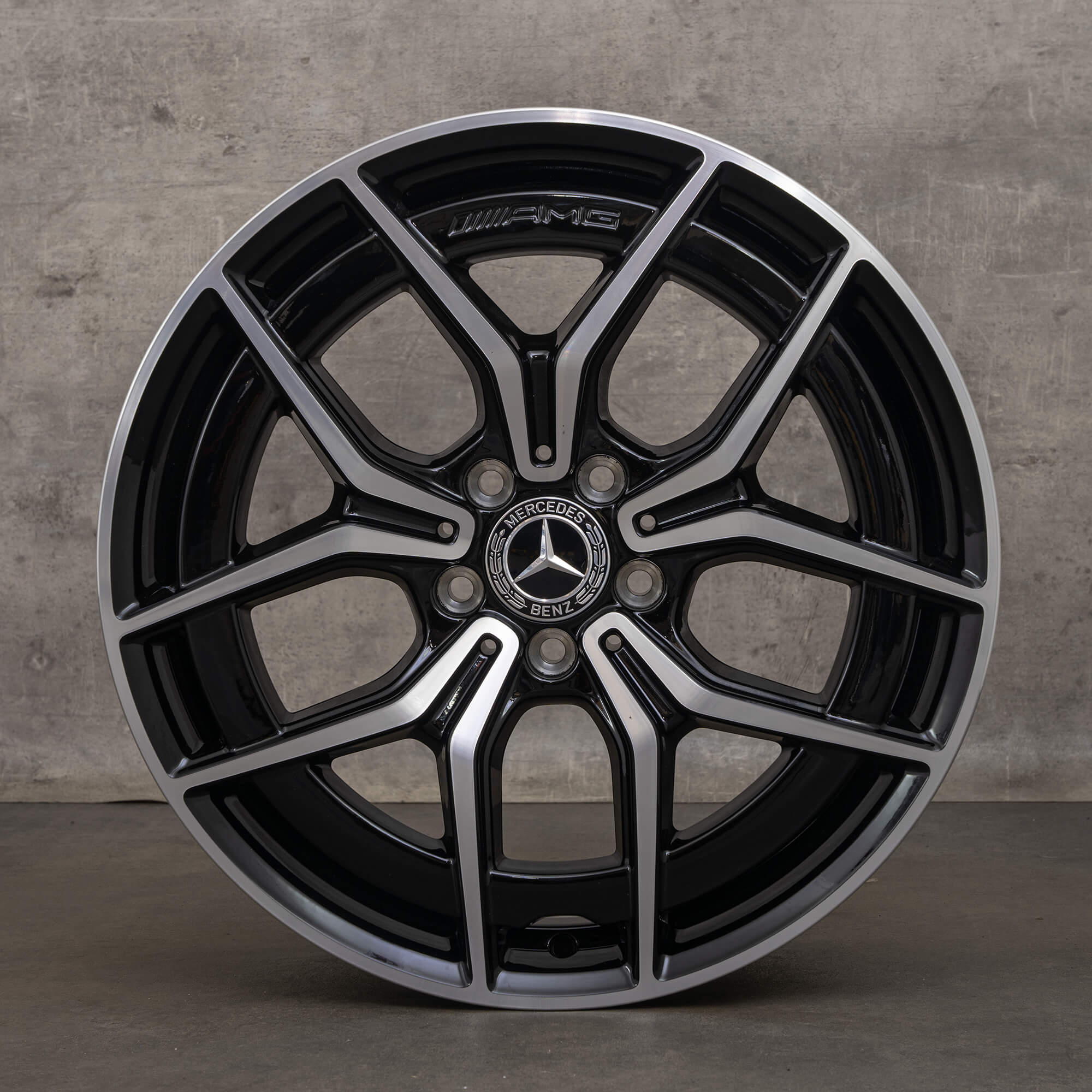 Jantes originais Mercedes Benz Classe E AMG 19 polegadas W213 S213 C238 A238 A2134016500 preto brilhante NOVO