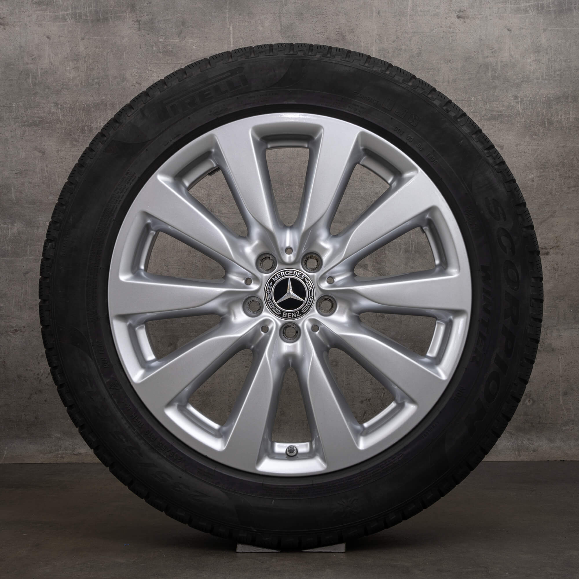 Jante originale Mercedes Benz GLC iarna 19 inch X253 C253 jante A2534010900 argintiu