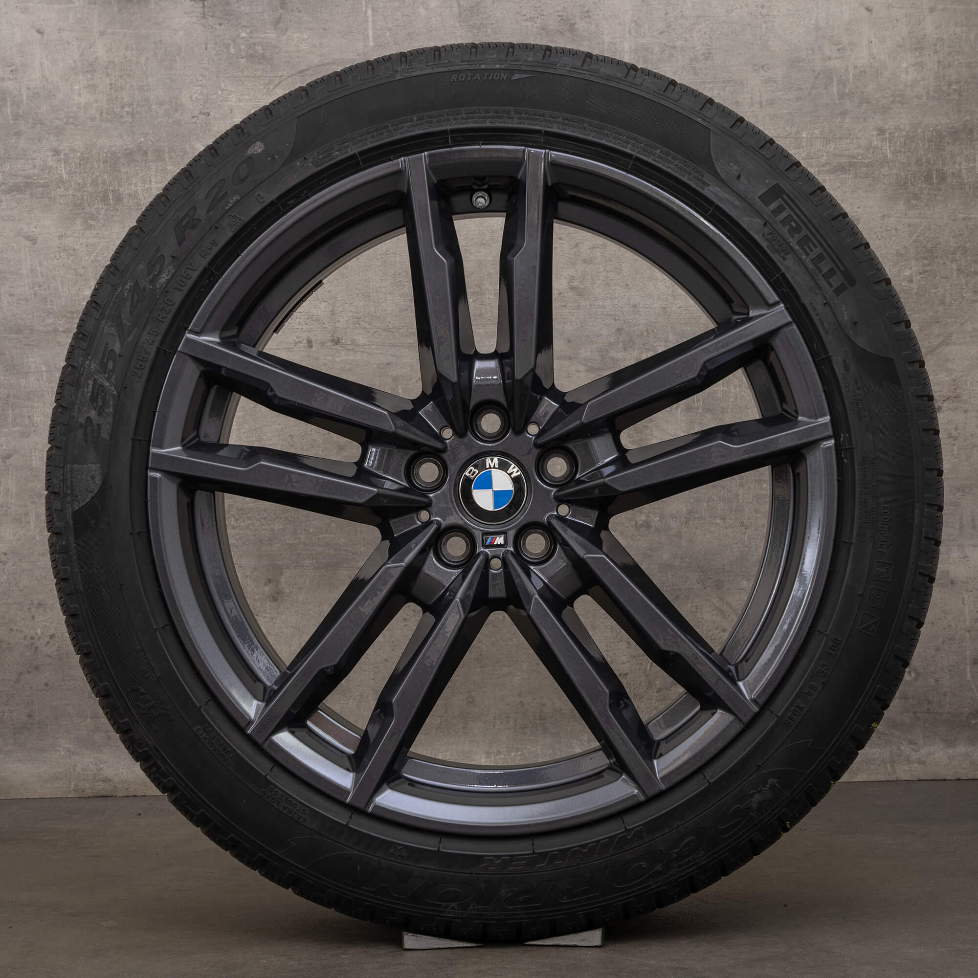 Original BMW X3M F97 X4M F98 20 inch winter tires rims 764 M 8059718 8059724