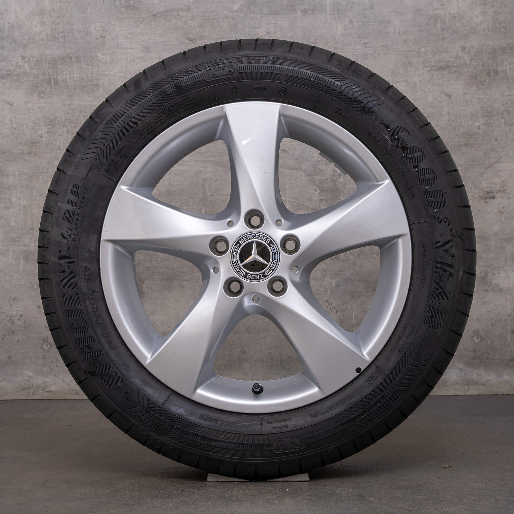 Originele Mercedes V-Klasse wielen 17 inch W447 Vito Viano zomerwielen A4474012200 zilver