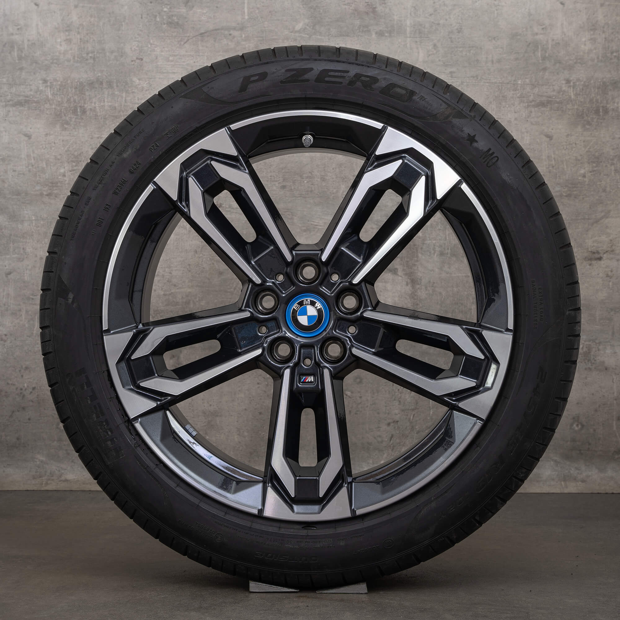 OEM BMW X1 iX1 X2 rims 19 inch U11 U10 summer wheels Styling 871 M 5A1E230 jet black high gloss