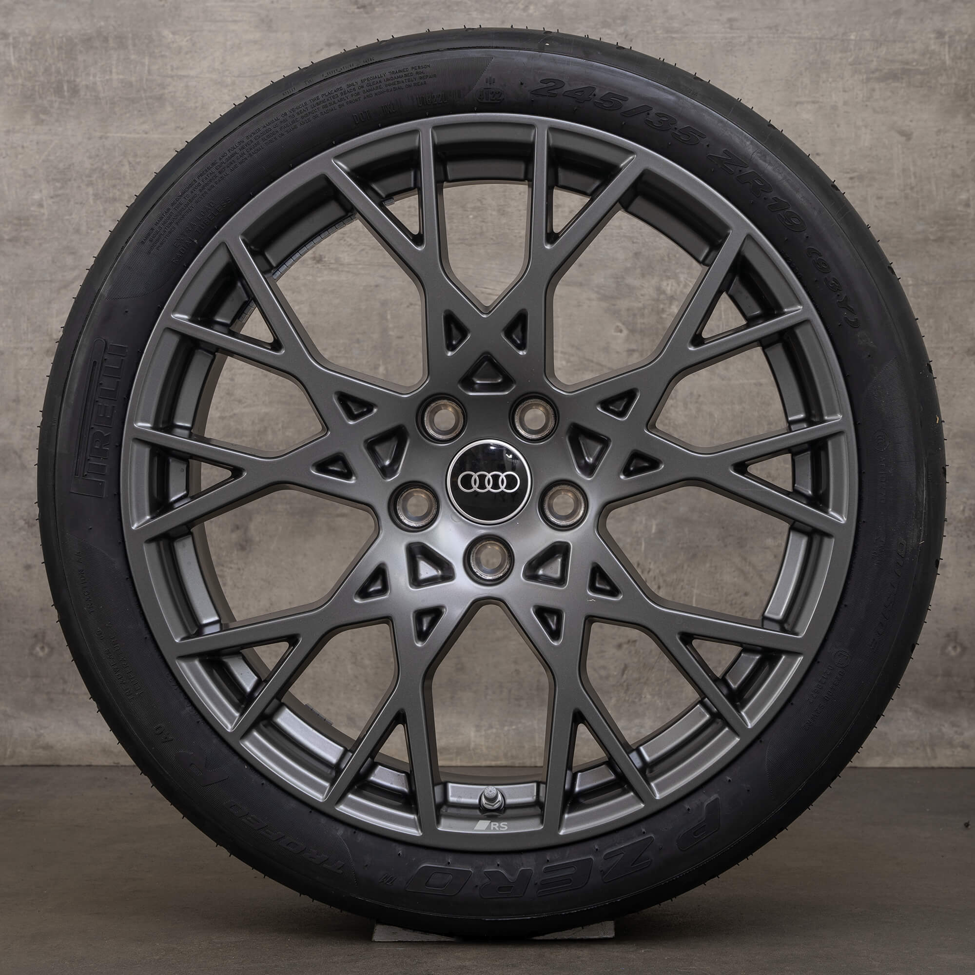 Llantas de verano originales Audi RS3 8Y 19 pulgadas 8Y0601025CL gris NUEVO