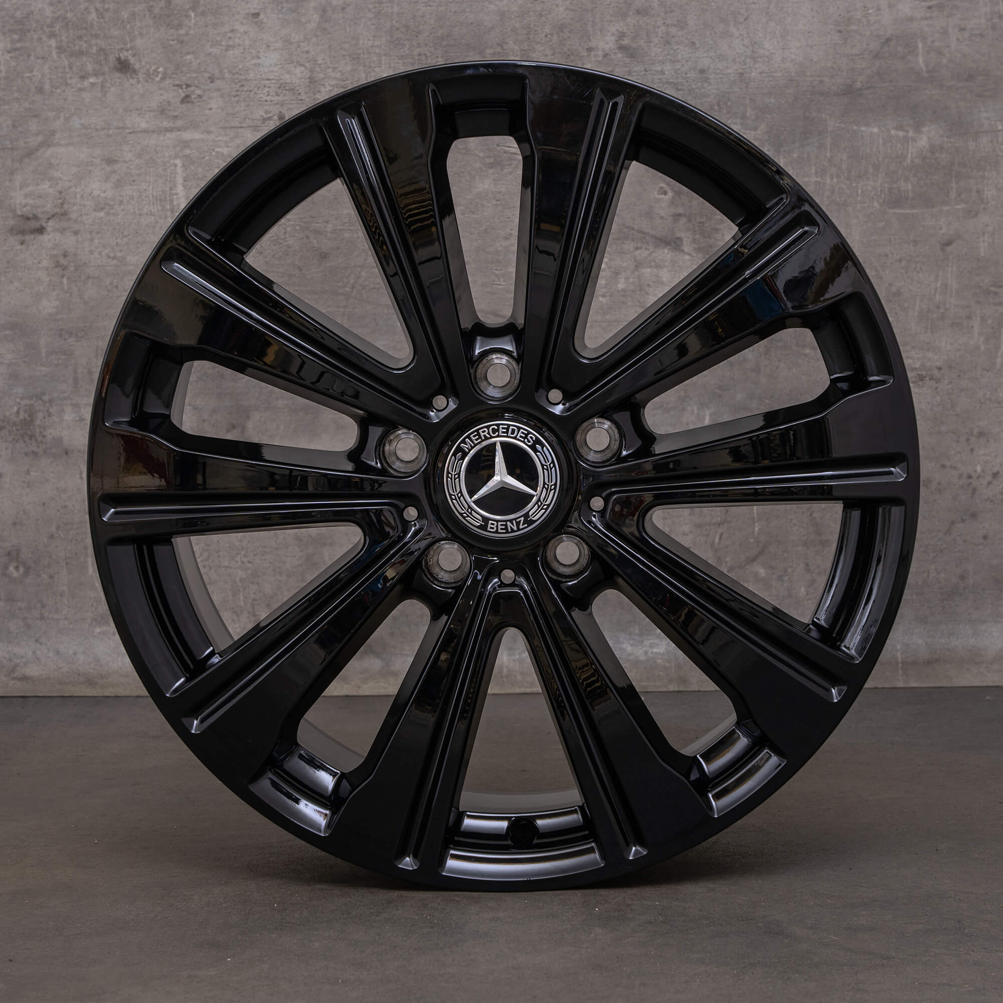 Originele Mercedes Benz G-Klasse velgen 19 inch W463A G500 A4634011100 zwart glans NIEUW