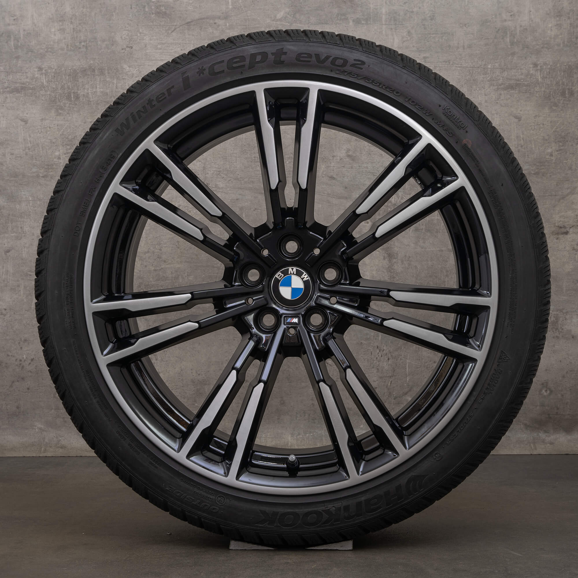 Original BMW M5 F90 20 inch anvelope de iarnă jante stil 706 M 8073977 8073979