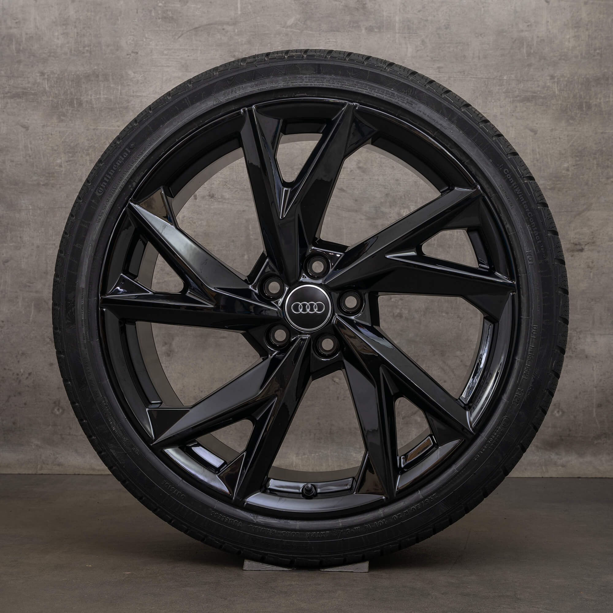 Jante originale Audi R8 4S 20 inch anvelope de iarnă 4S0601025BS 4S0601025BR roți negre