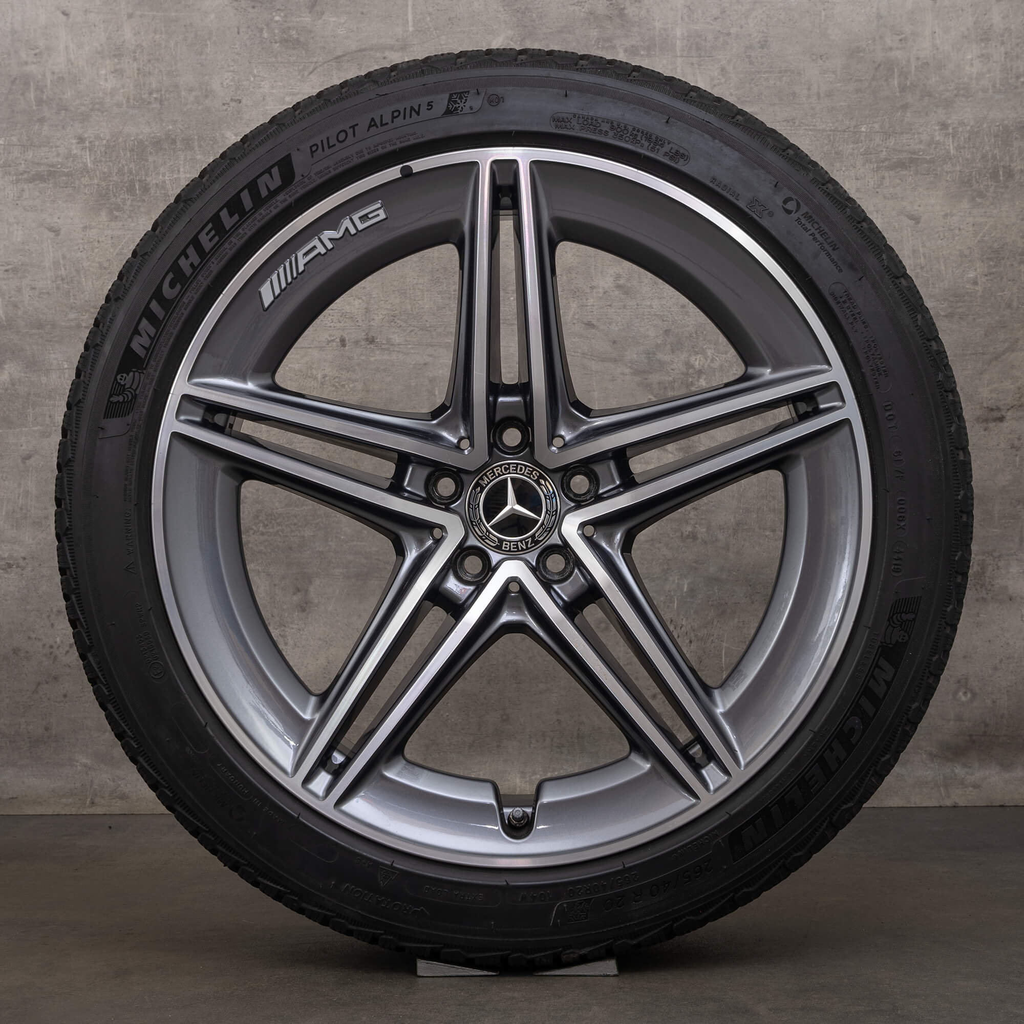 Jante originale Mercedes Benz AMG GT 43 53 63 63S 20 inch X290 anvelope de