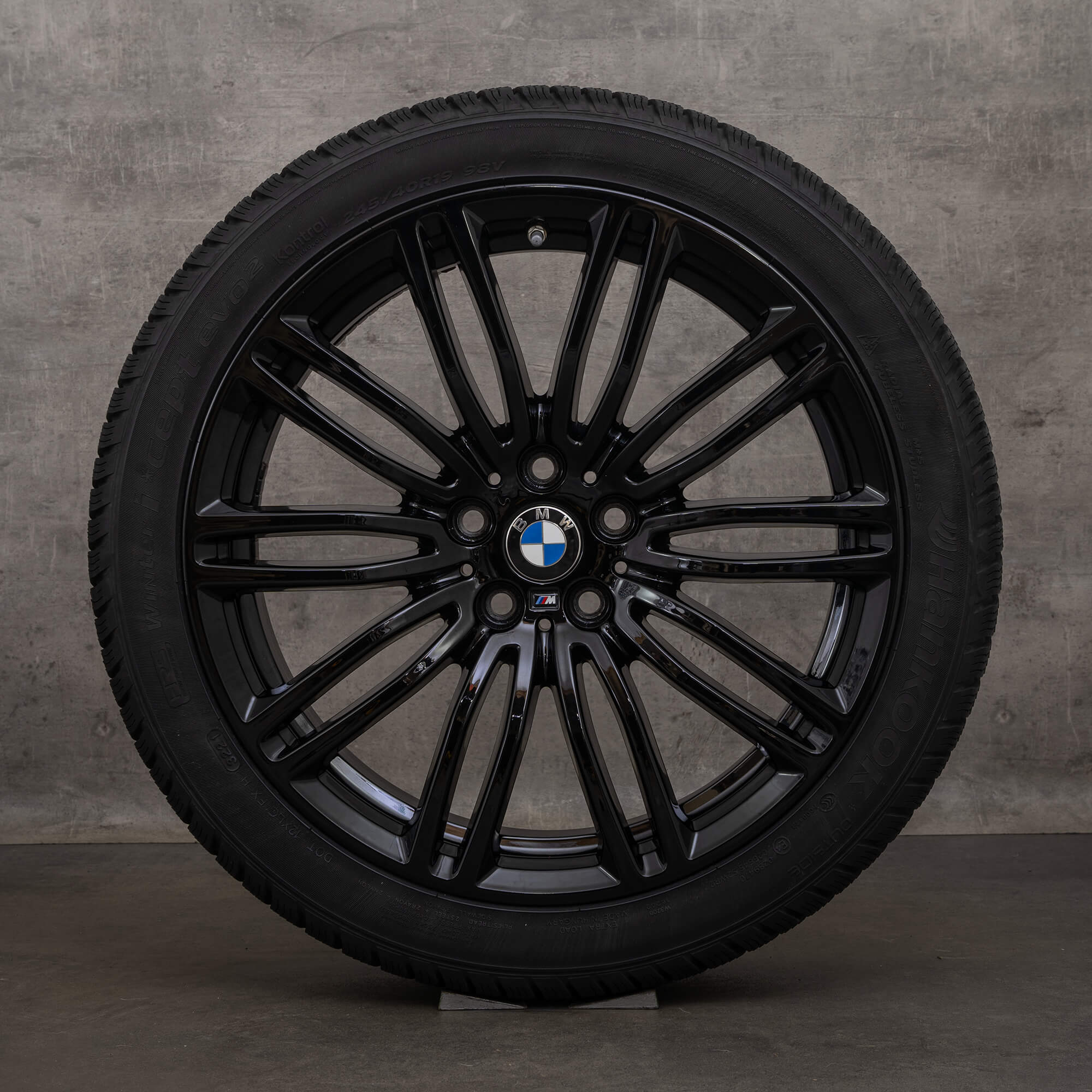 Llantas de invierno originales BMW Serie 5 19 pulgadas G30 G31 llantas estilo 664 M 7856925 negro