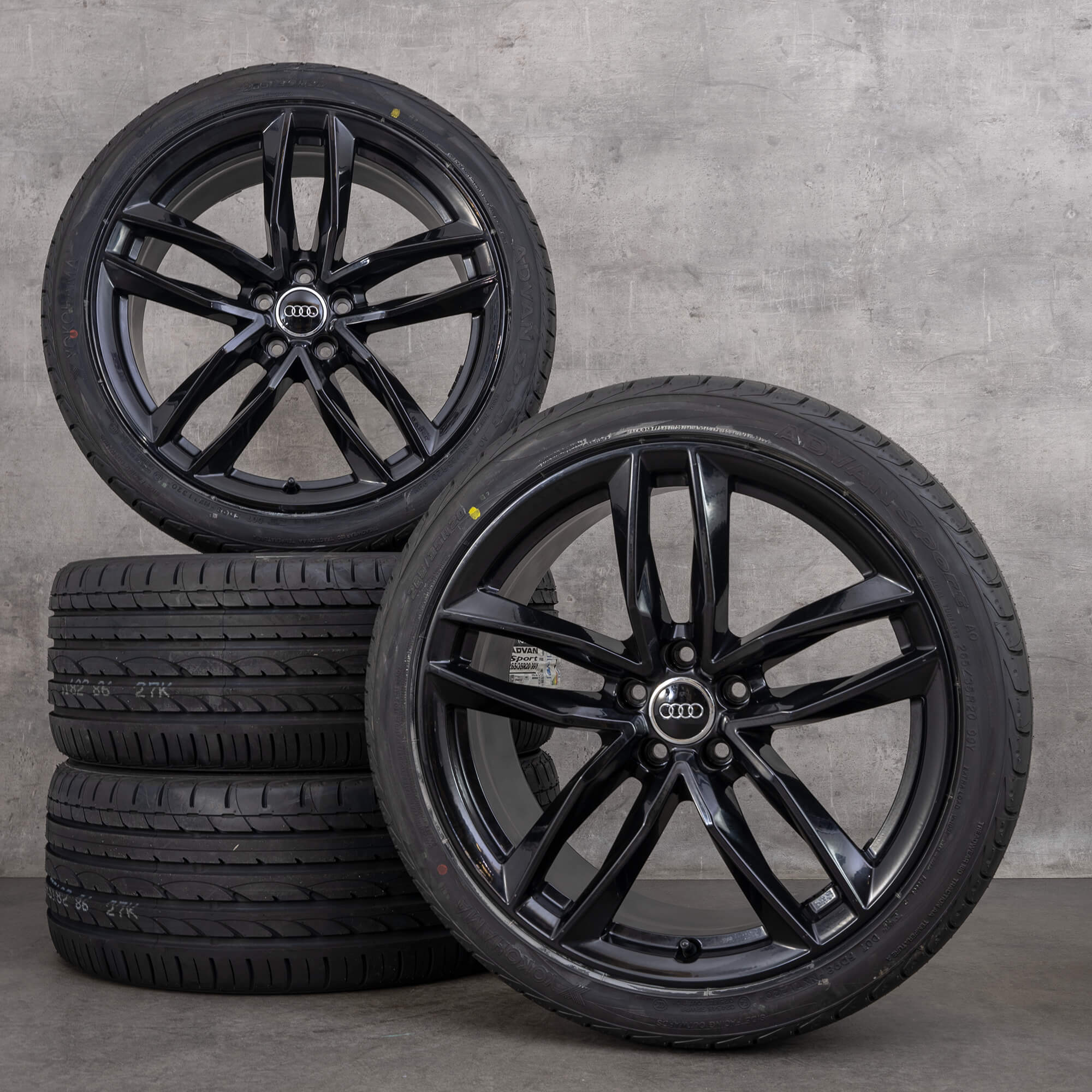 Audi 20 inch rims A7 S7 4G alloy summer tires wheels 4H0601025BR