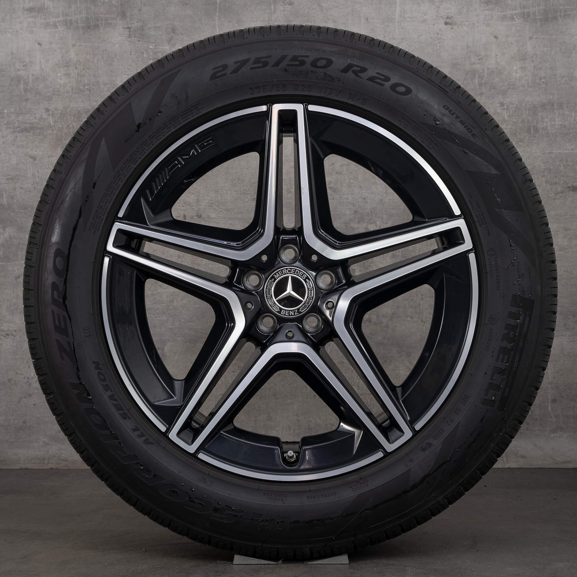 Mercedes Benz 20 inch rims GLE SUV V167 all-weather tires double spoke