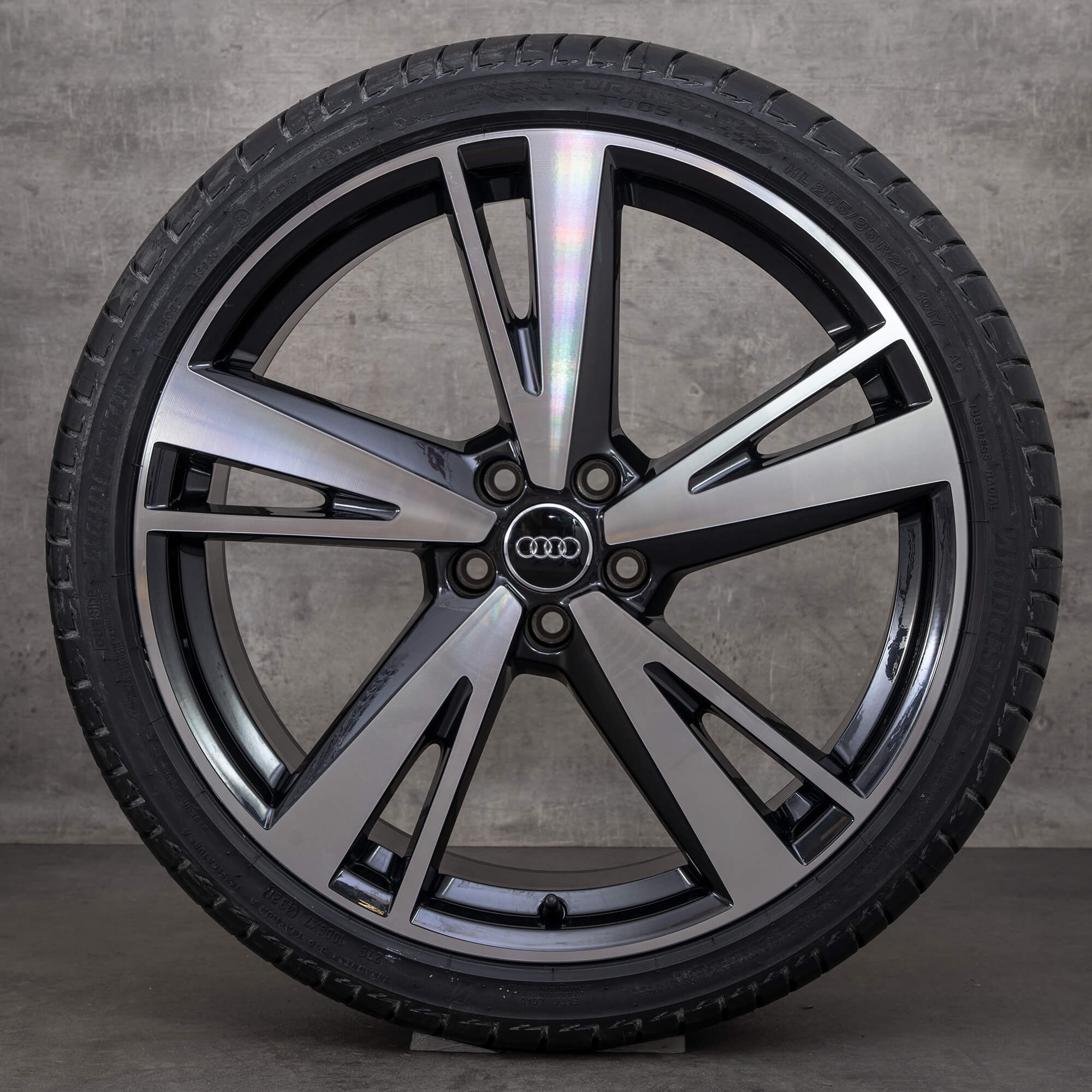 Audi 21 inch velgen A6 S6 4K C8 Blade zomerbanden zomervelgen 4K0601025AG NIEUW