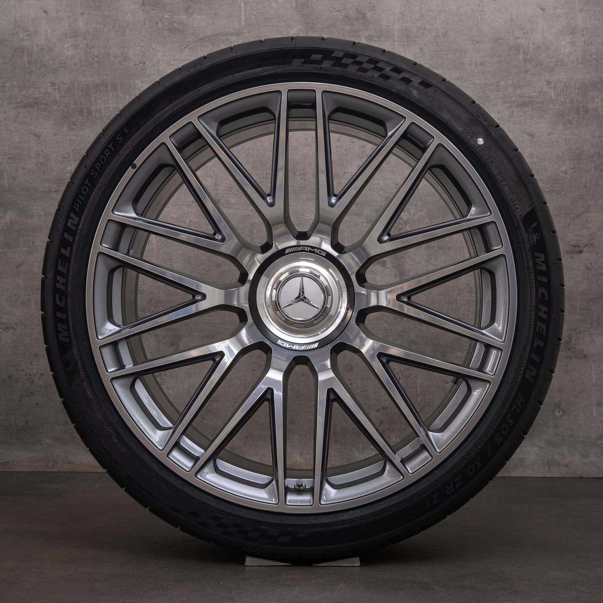 OEM Mercedes Benz AMG GT rims 21 inch C192 summer wheel set A1924011900