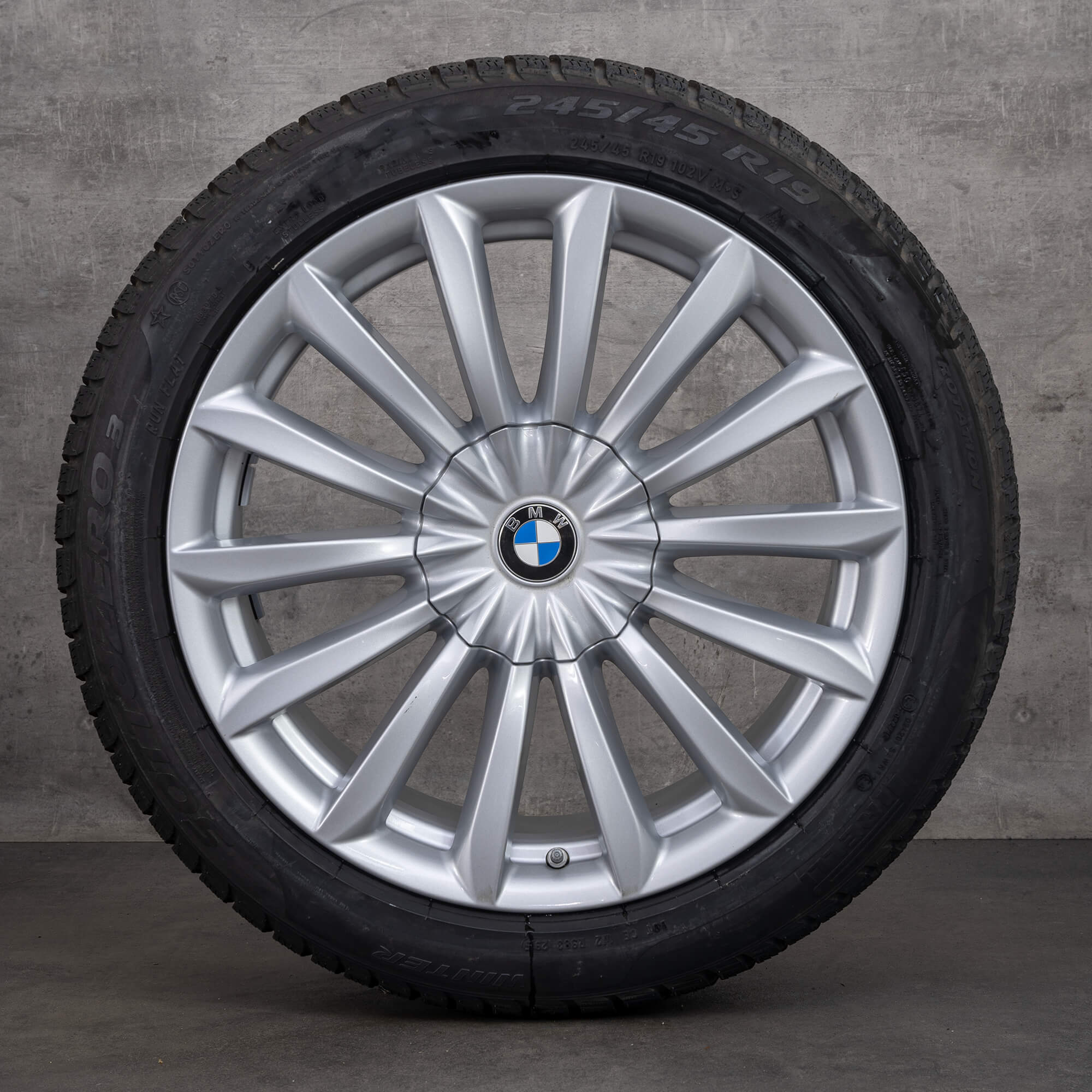 BMW 7 series G11 G12 6 GT G32 winter wheels tires 19 inch rims 620 mm