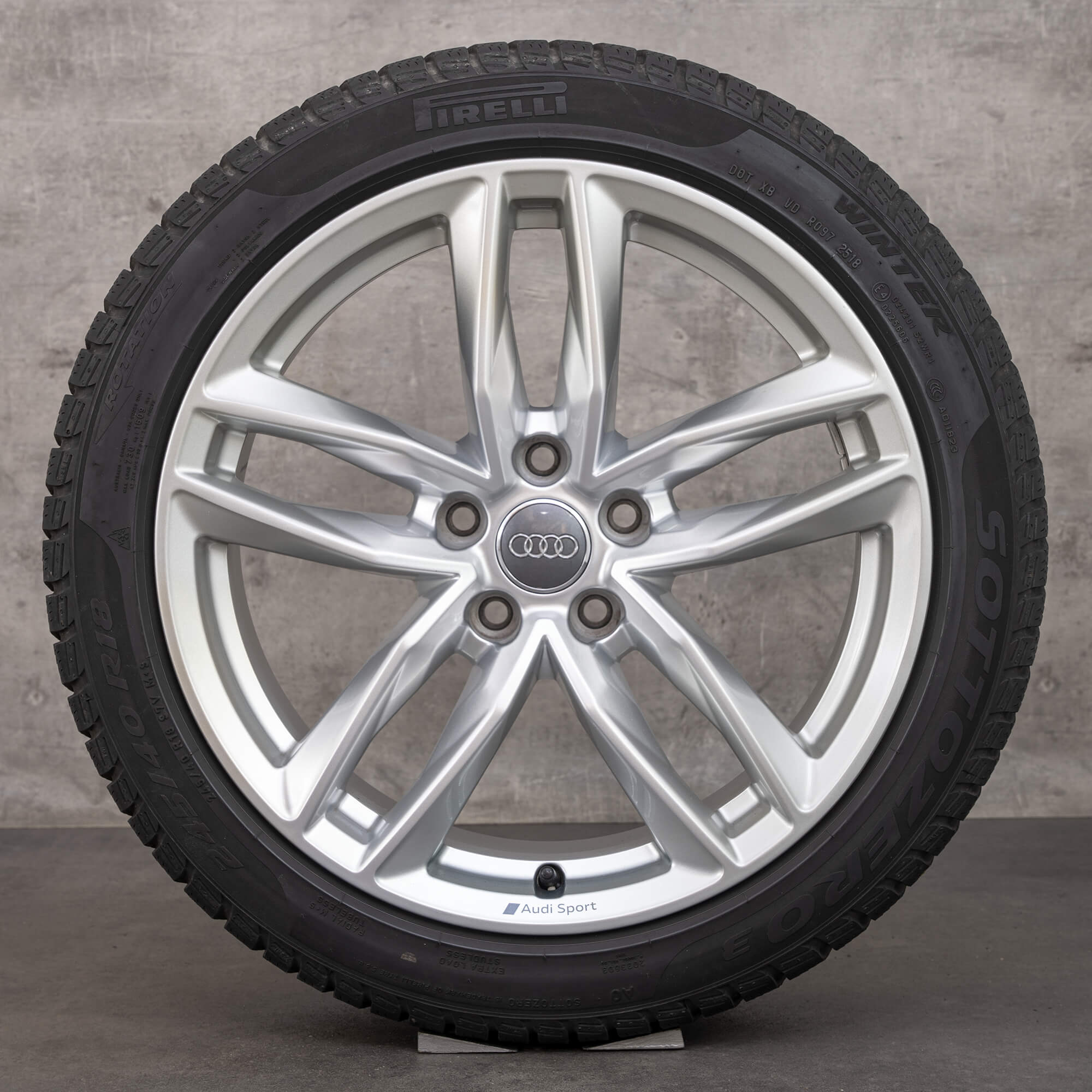 Jante Audi 18 inch A4 S4 B9 8W jante aluminiu anvelope iarna roti 8W0601025EB