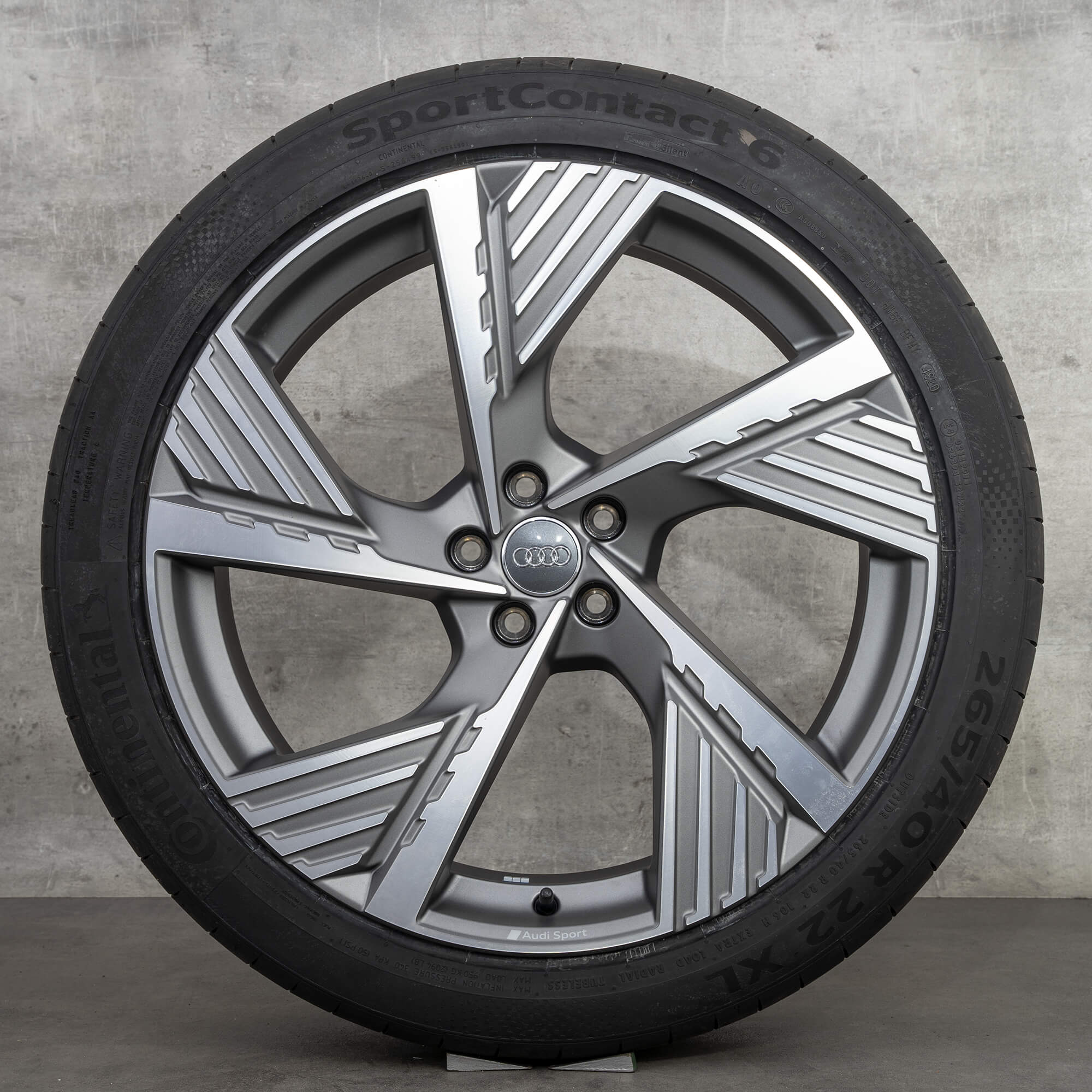 Audi 22 inch velgen e-tron GE Sportback zomerbanden zomervelgen 4KE601025B NIEUW