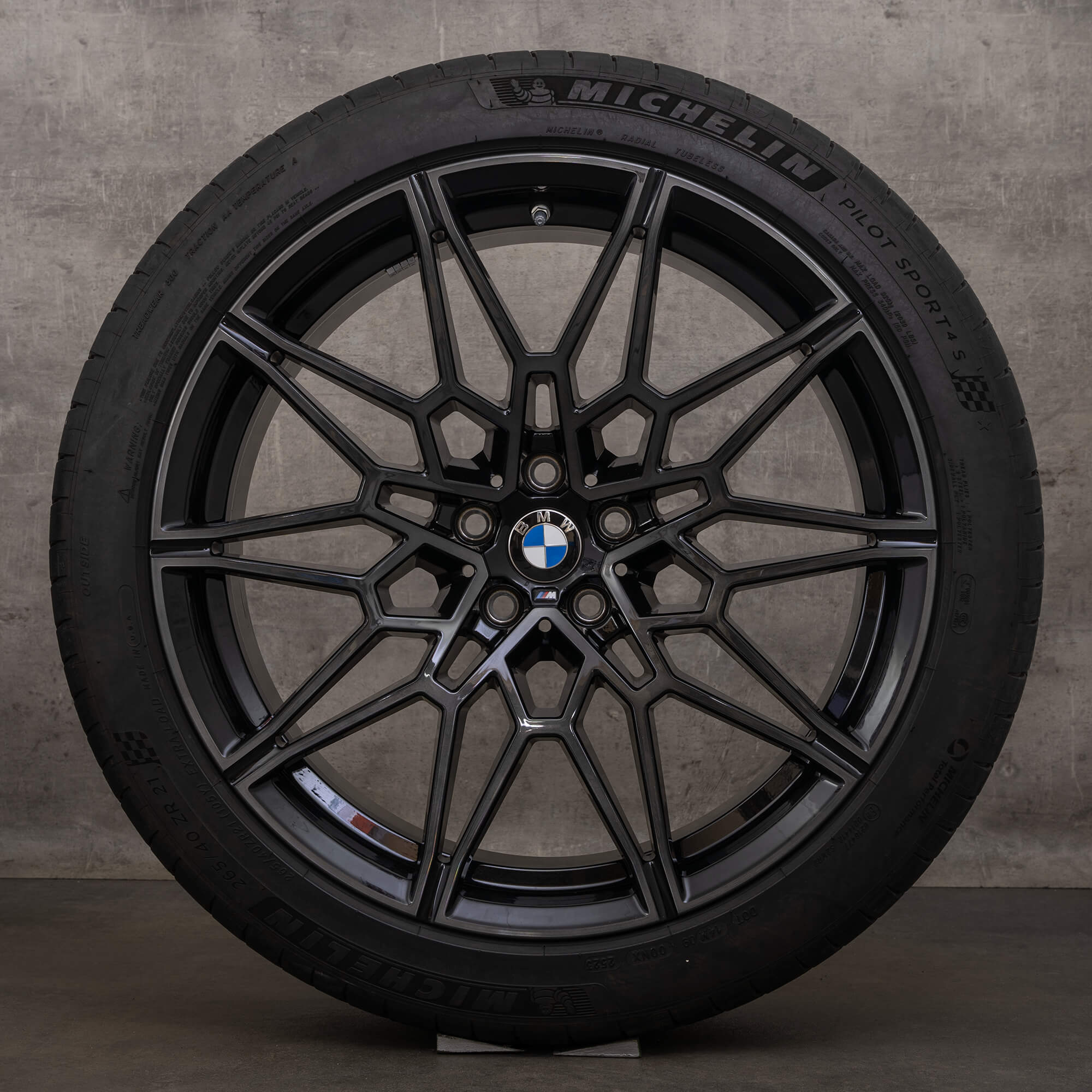 OEM BMW X3M F97 X4M F98 rims 21 inch summer tires 892 M 9501476 9501479 black