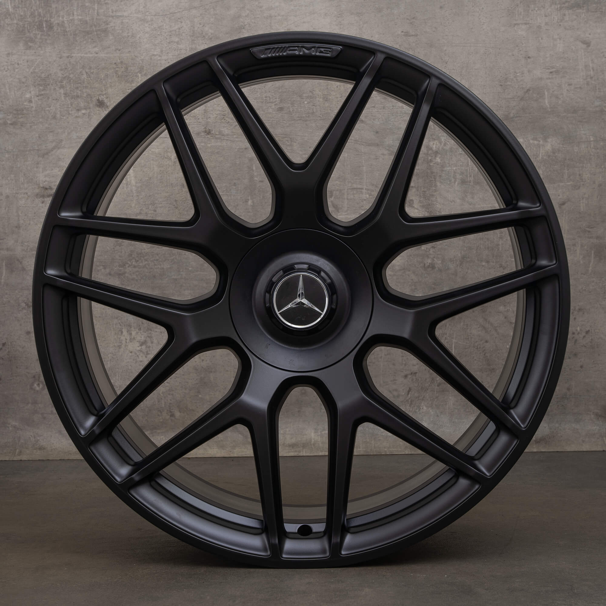 Genuine Mercedes Benz G-Class G 63 AMG jante 22 inch W465 W463A A4634012000 negru mat