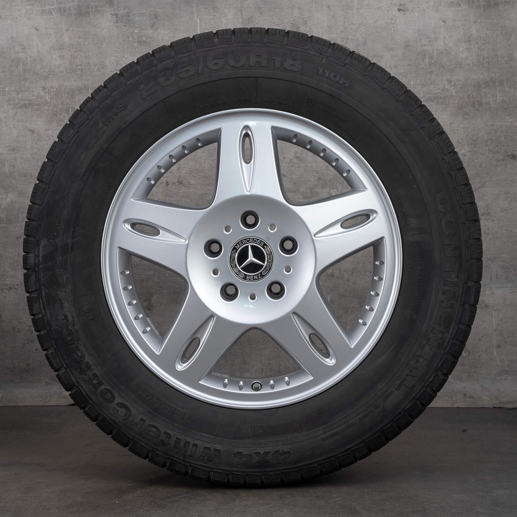 AMG W463 G55 Mercedes winterbanden wintervelgen 18 inch velgen A4634011202 6,5