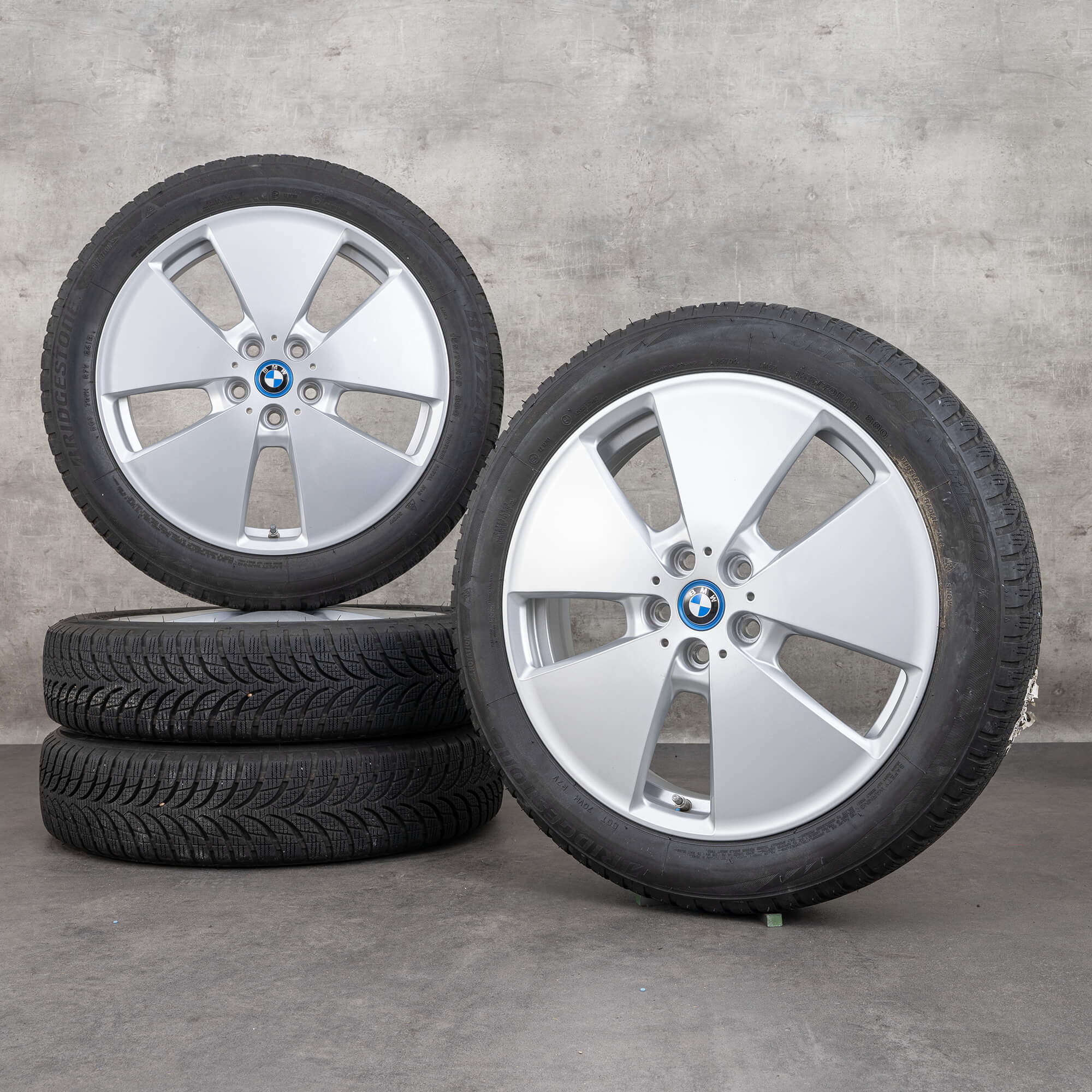 BMW 19 tommer fælge i3 aluminiumsfælge vinterdæk vinterhjul styling 427 6852053
