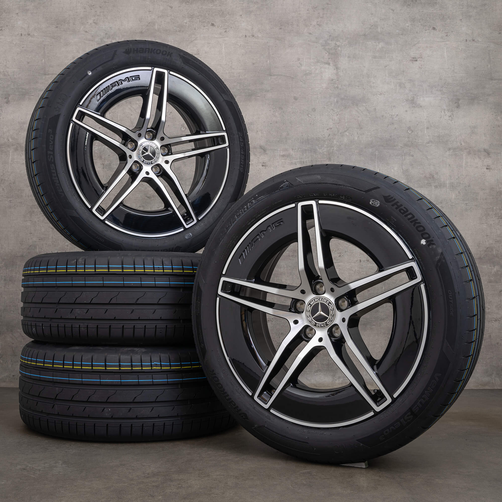 Llantas originales Mercedes AMG W214 S214 de 19 pulgadas con neumáticos verano