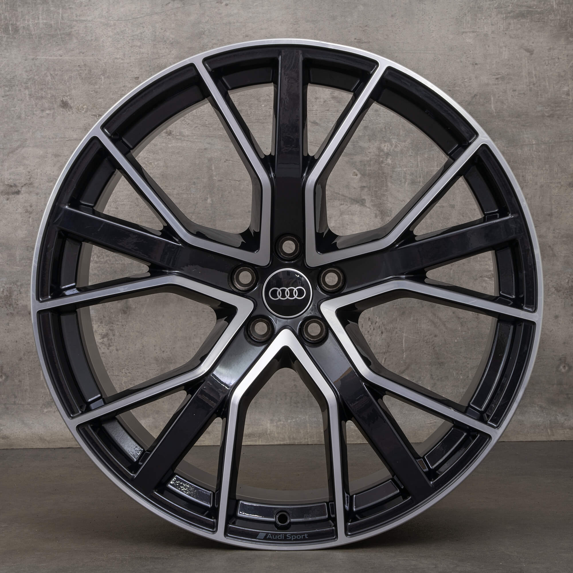 Audi Q7 SQ7 4M 22 inch rim aluminum 4M0601025CS black high gloss
