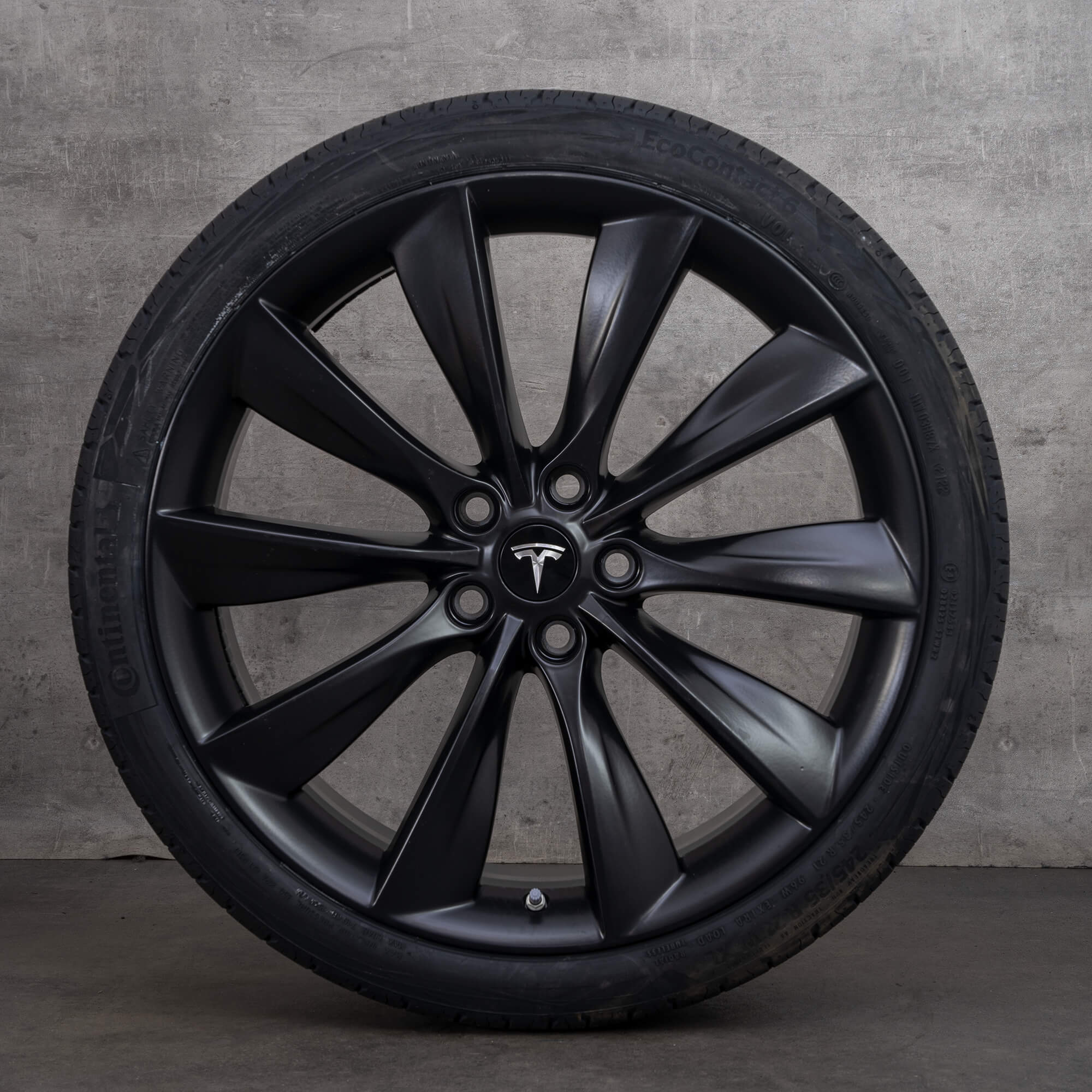 Tesla Model S 5YJS summer wheels 21 inch turbine rims 6005868-00-D NEW