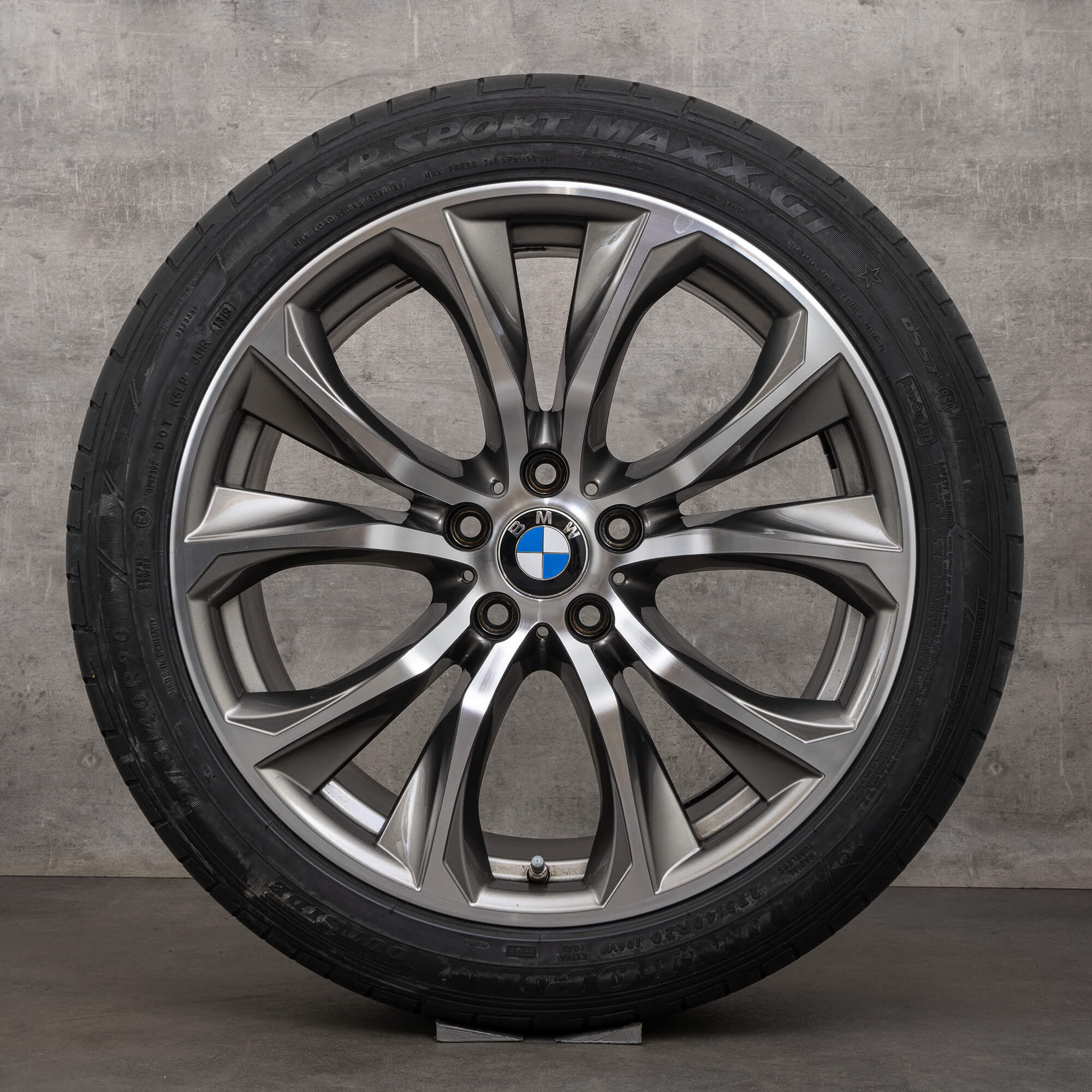 Cerchi in alluminio BMW da 20 pollici X5 F15 E70 X6 F16 cerchi estivi pneumatici