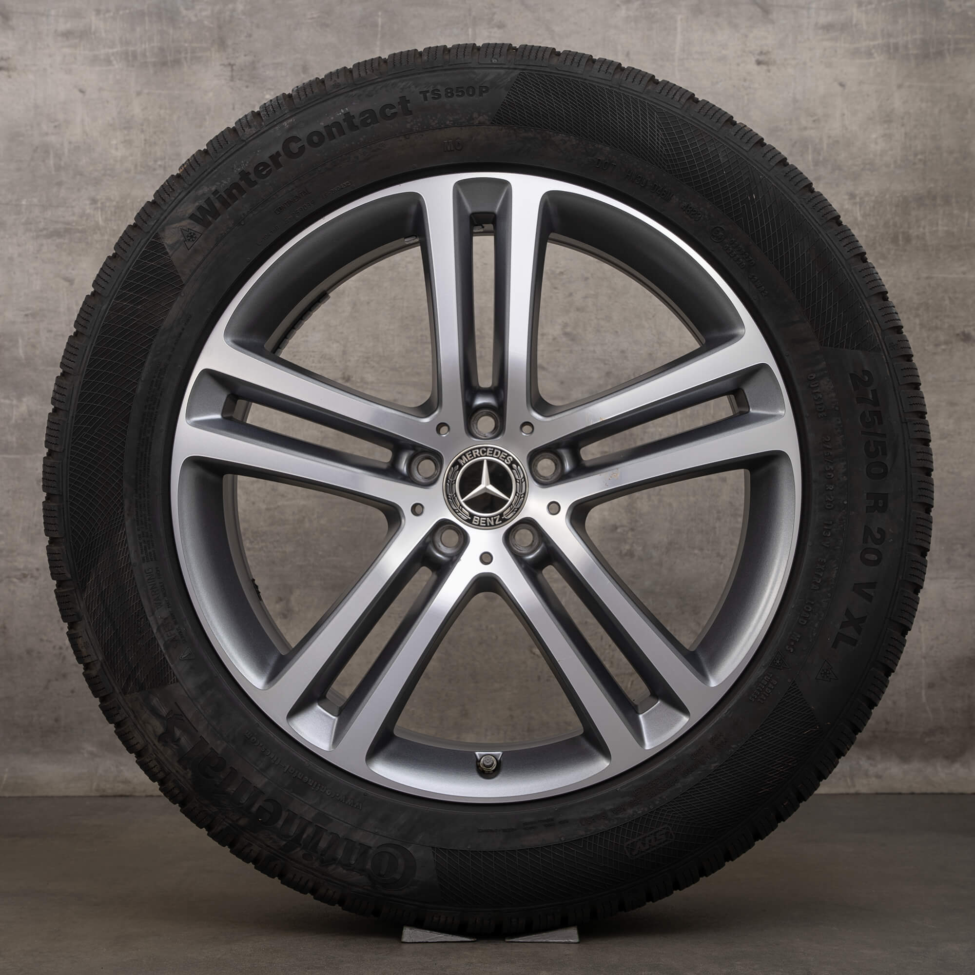 OEM Mercedes GLE 167 SUV 20 inch winter tires rims A1674012400