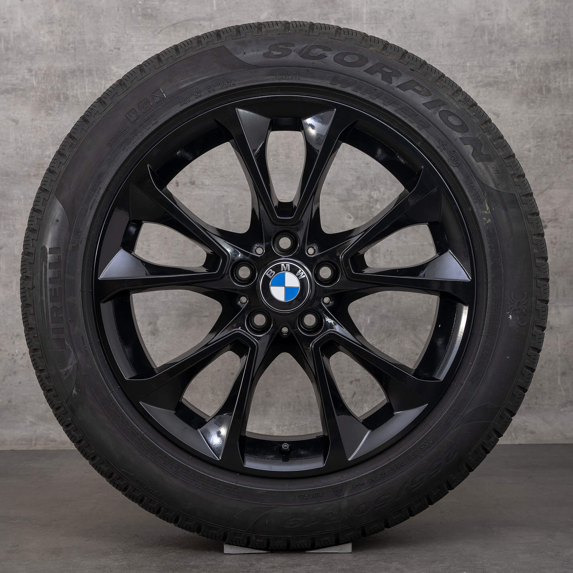 BMW 19palcový ráfek X5 E70 F15 zimni pneumatiky kola styl 449 6853955