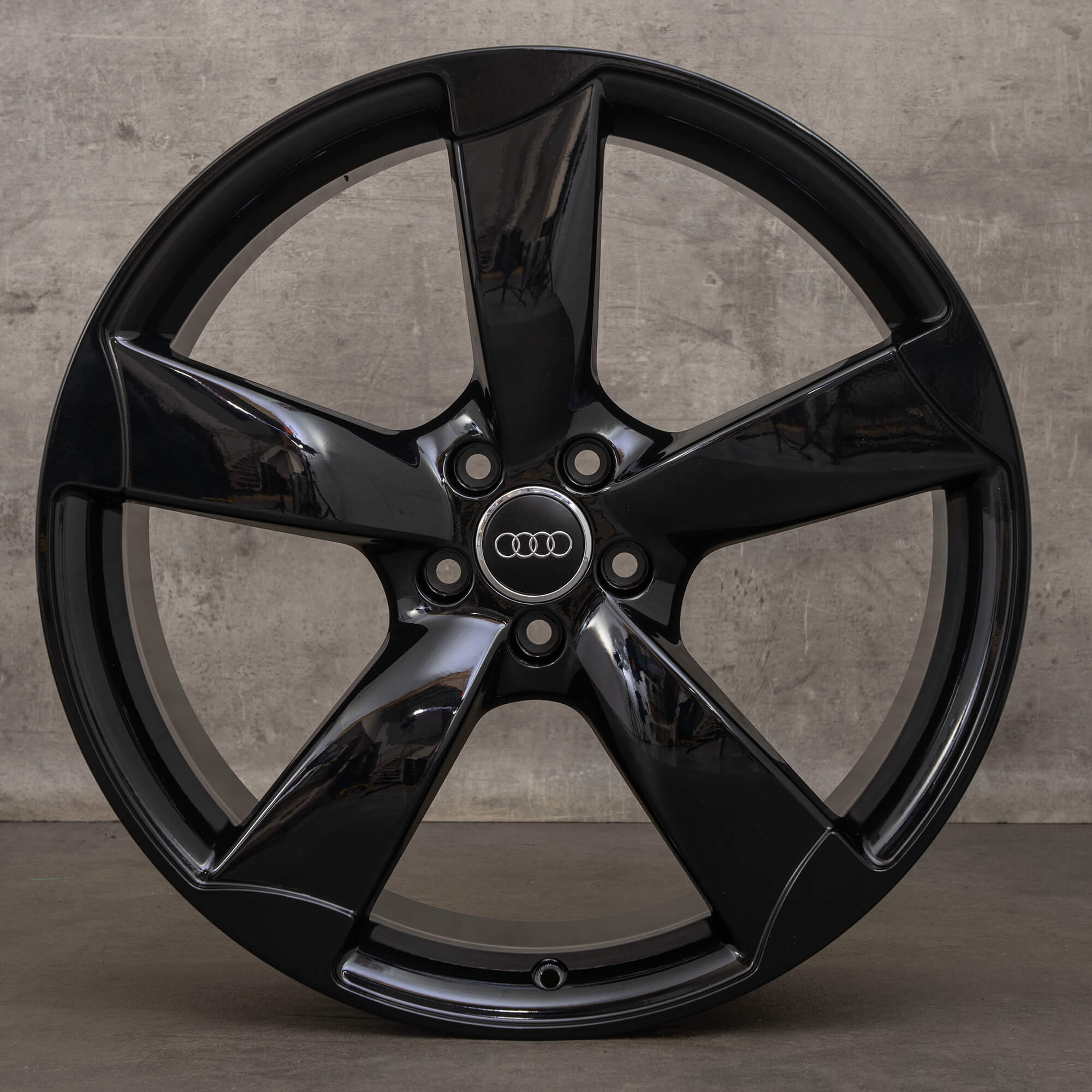 Original Audi A8 S8 4H 21 inch rims 4H0601025BA Rotor black high gloss ET35