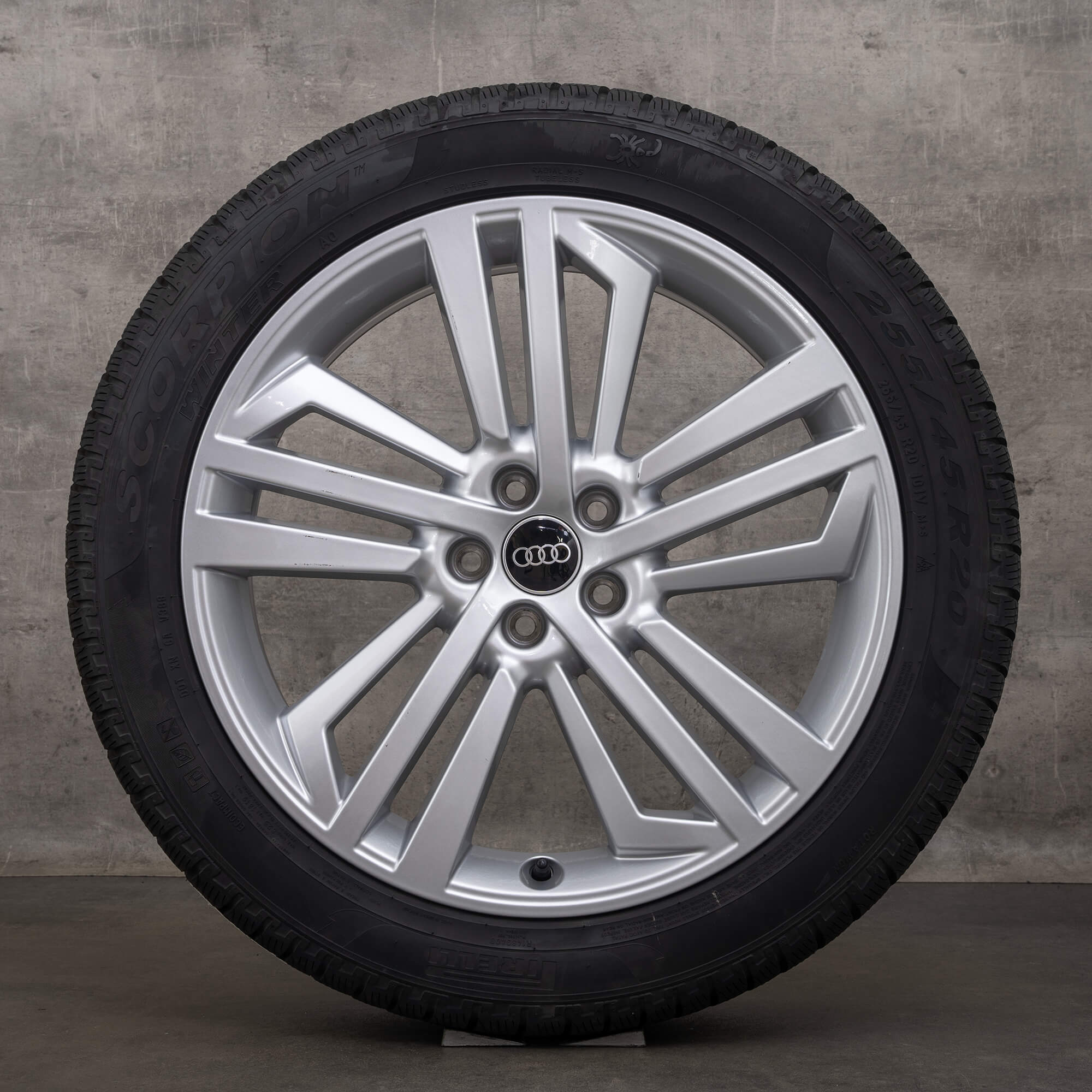 OEM Audi Q5 SQ5 rims 20 inch FY winter wheels 80A601025L silver tires