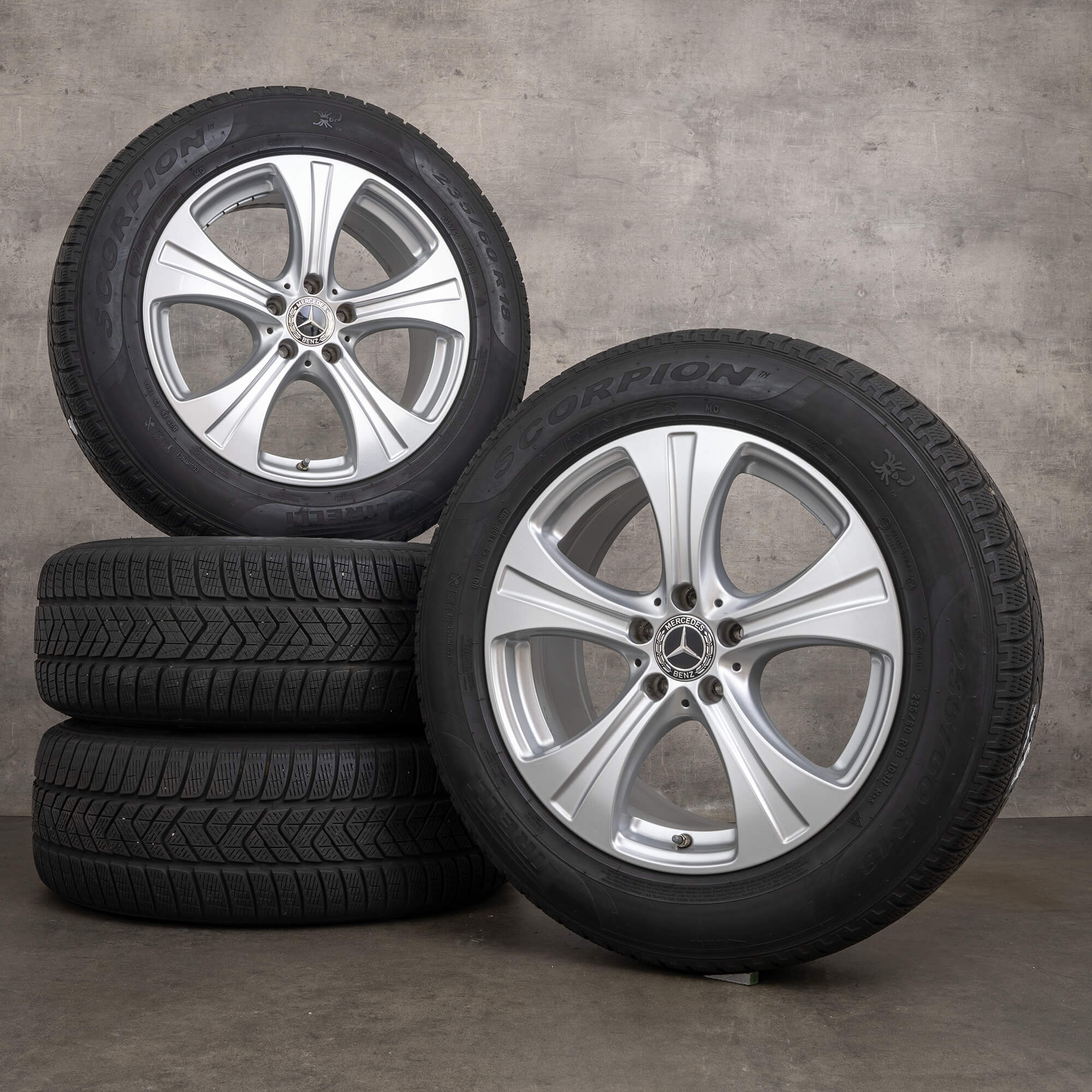 Mercedes 18 inch rims GLC X253 C253 winter tires wheels A2534010800 5 mm