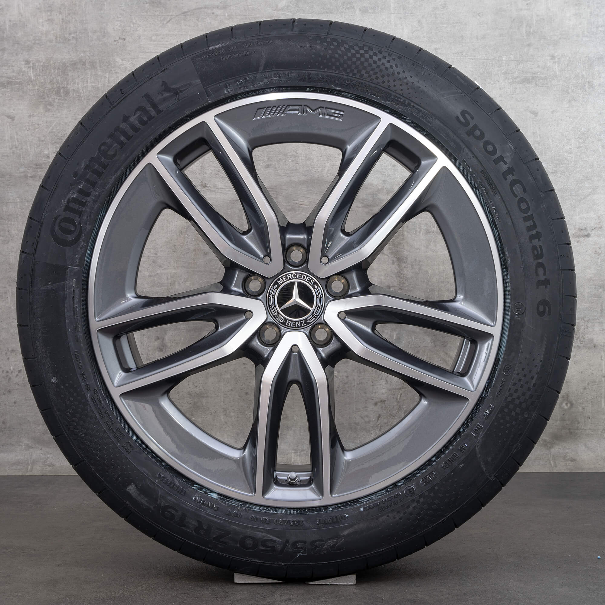 Jante AMG 19 inch Mercedes GLB35 X247 anvelope de vara roti A2474011800 NOU