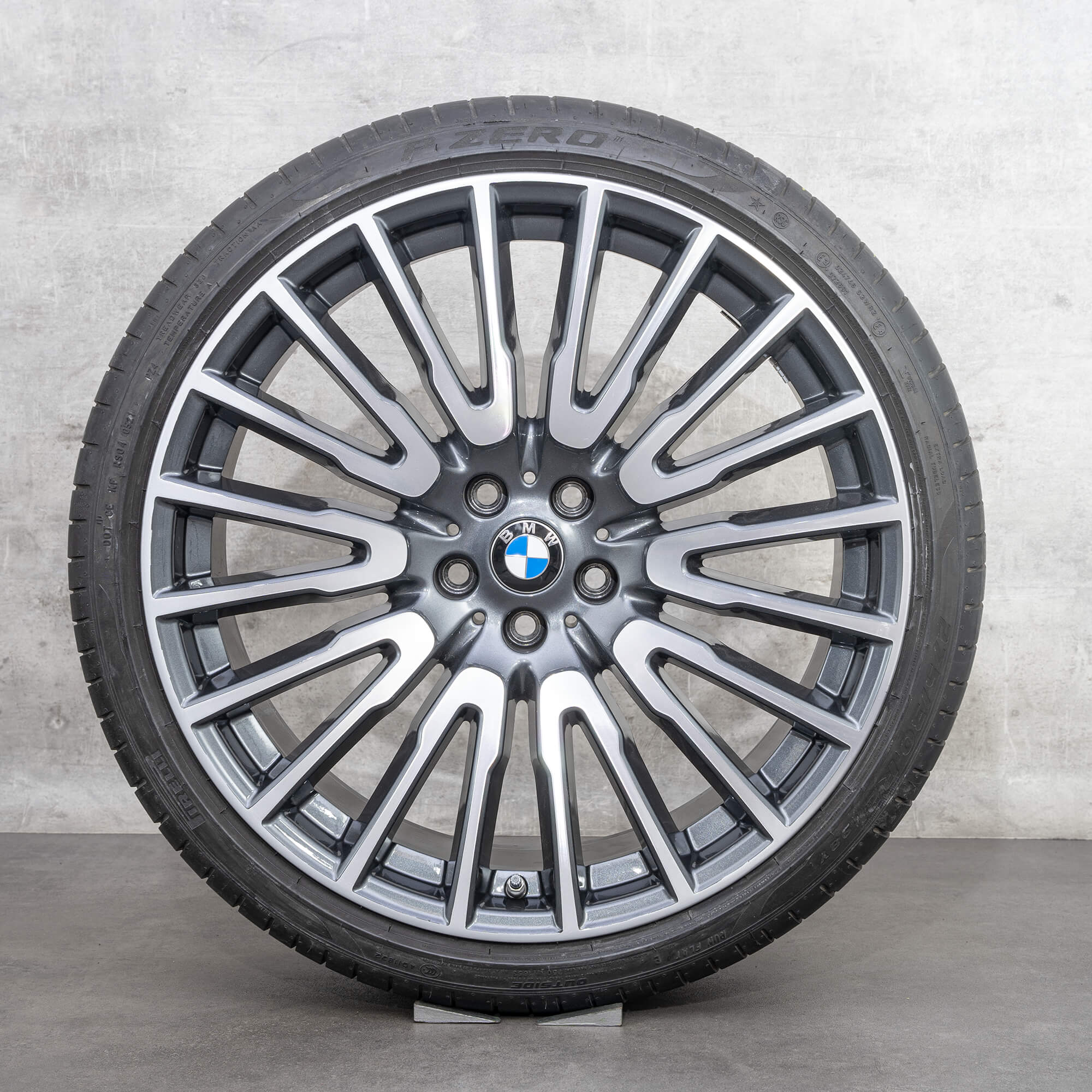 BMW 21 tums fälgar 6 serie G32 GT 7 G11 G12 sommarhjul 6863112 6863113 629