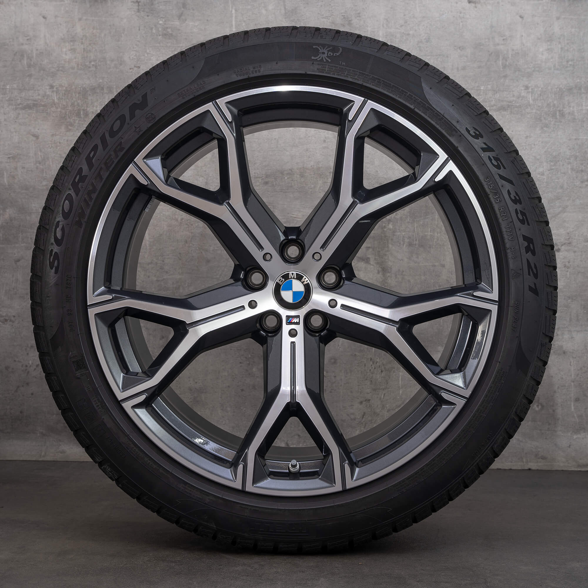 BMW X5 G05 741 M wintervelgen 21 inch winterbanden velgen 8071998 8071999