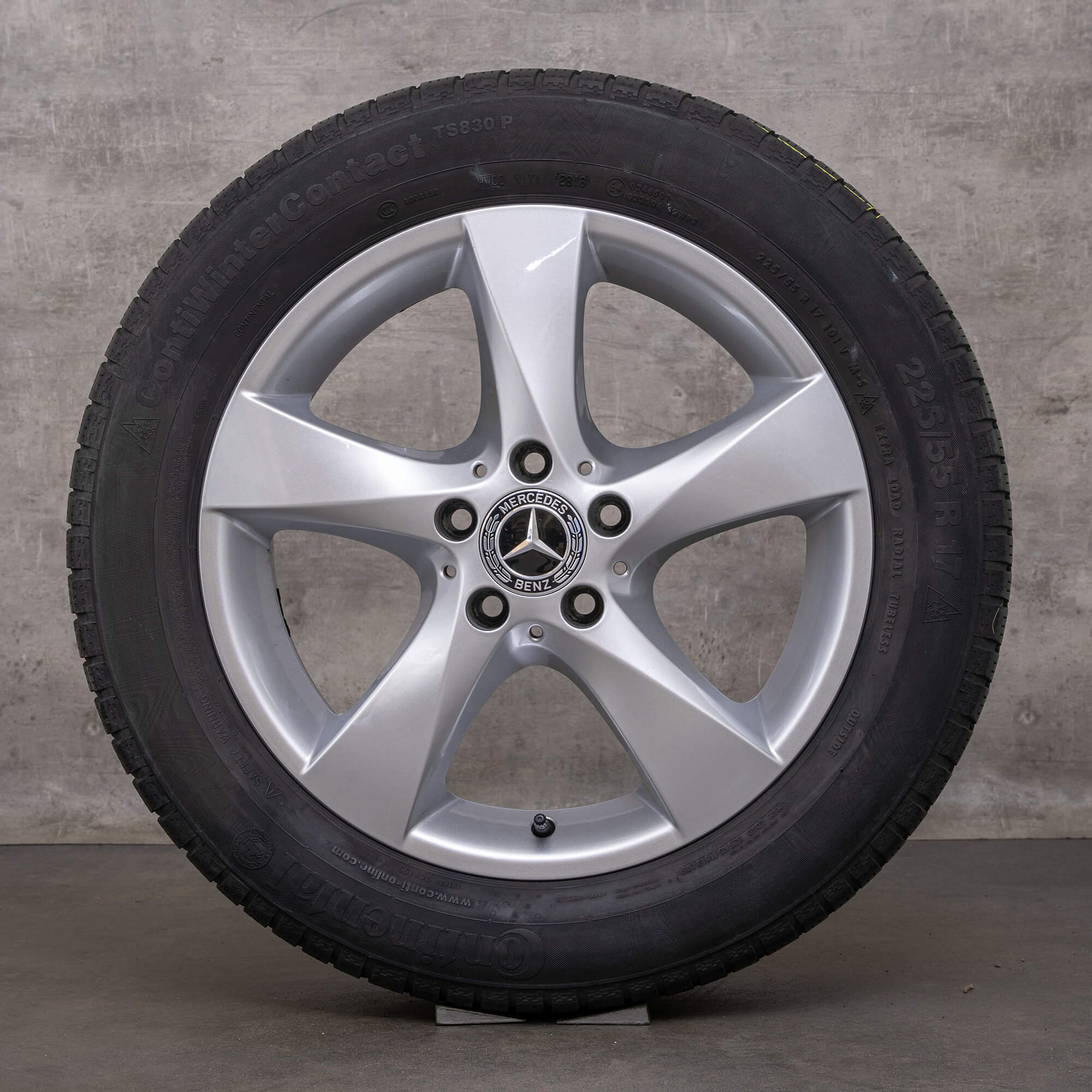 Originele Mercedes V-Klasse winterwielen 17 inch W447 Vito Viano velgen A4474012200 zilver