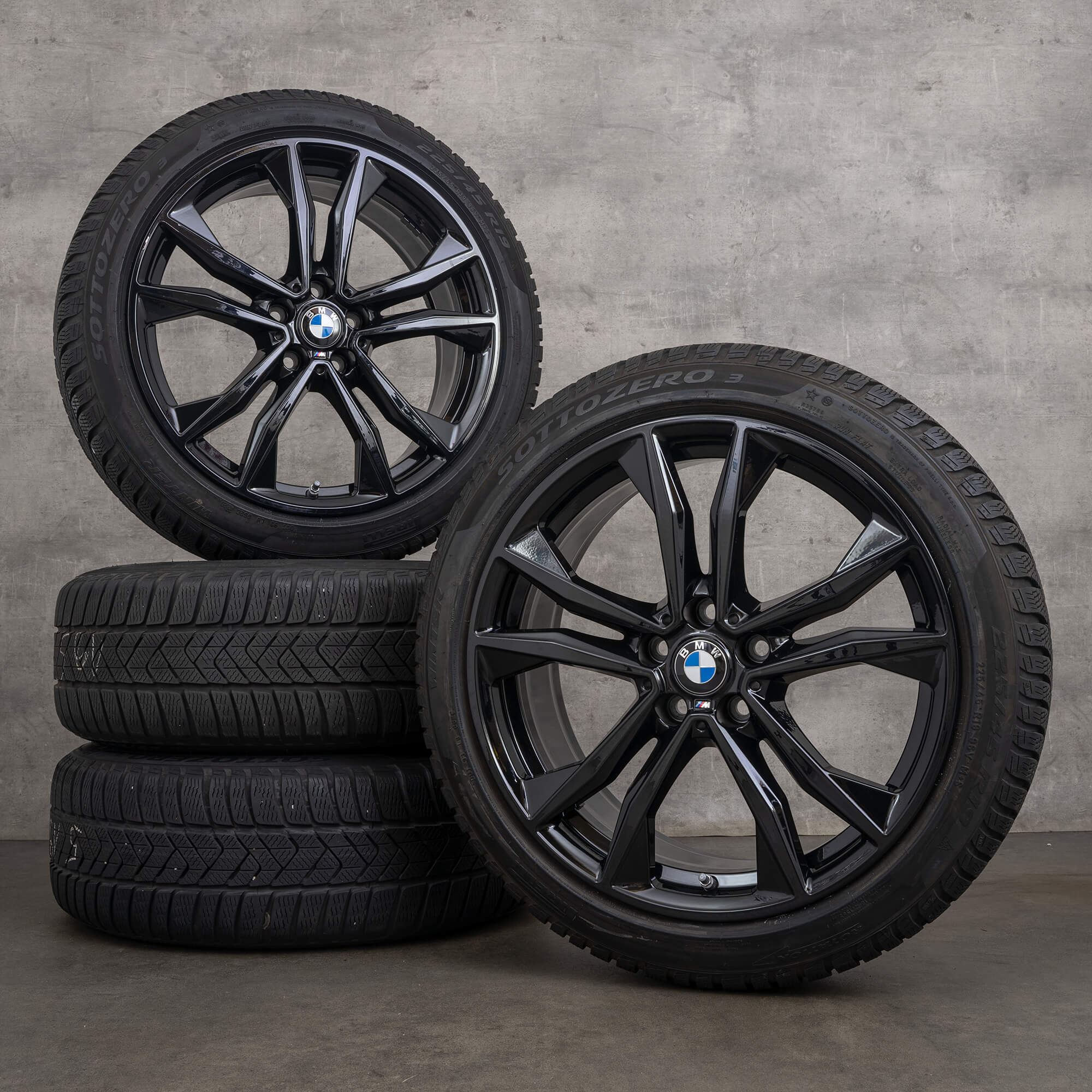 BMW X1 F48 X2 F39 zimni alu kola 19 palcové ráfky pneumatiky 8008616