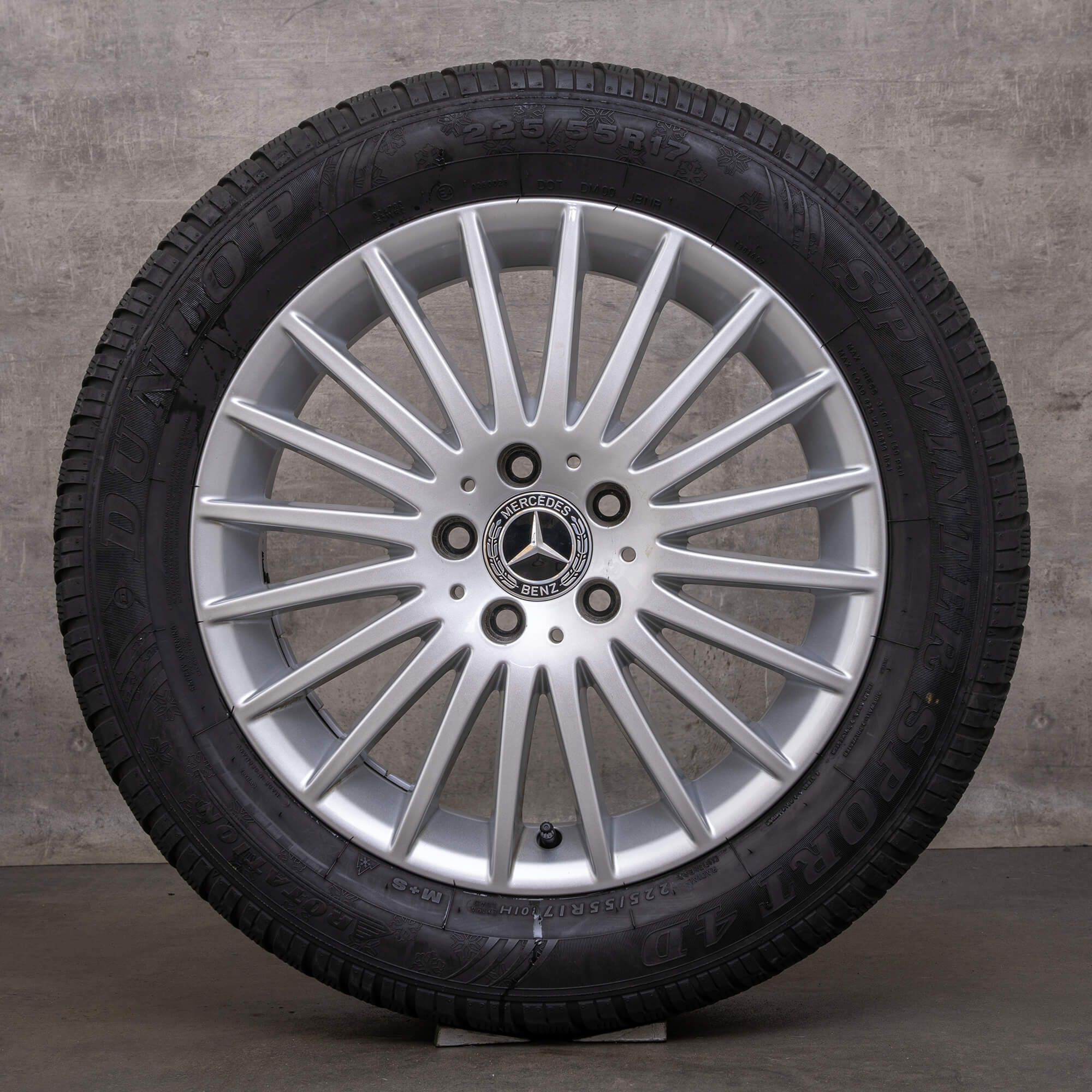 Originele Mercedes V-Klasse winterwielen 17 inch W447 Vito Viano velgen A4474012300 zilver