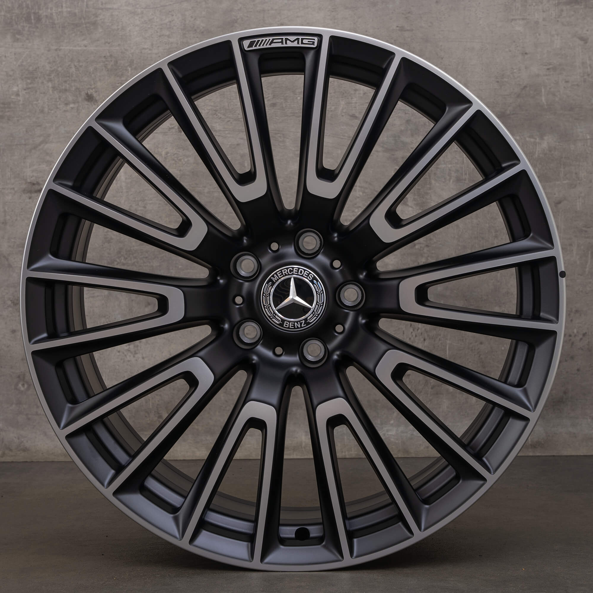 Jante originale Mercedes Benz Clasa G 22 inch W465 W463A 63 A4654011000 negru mat lucios NOU