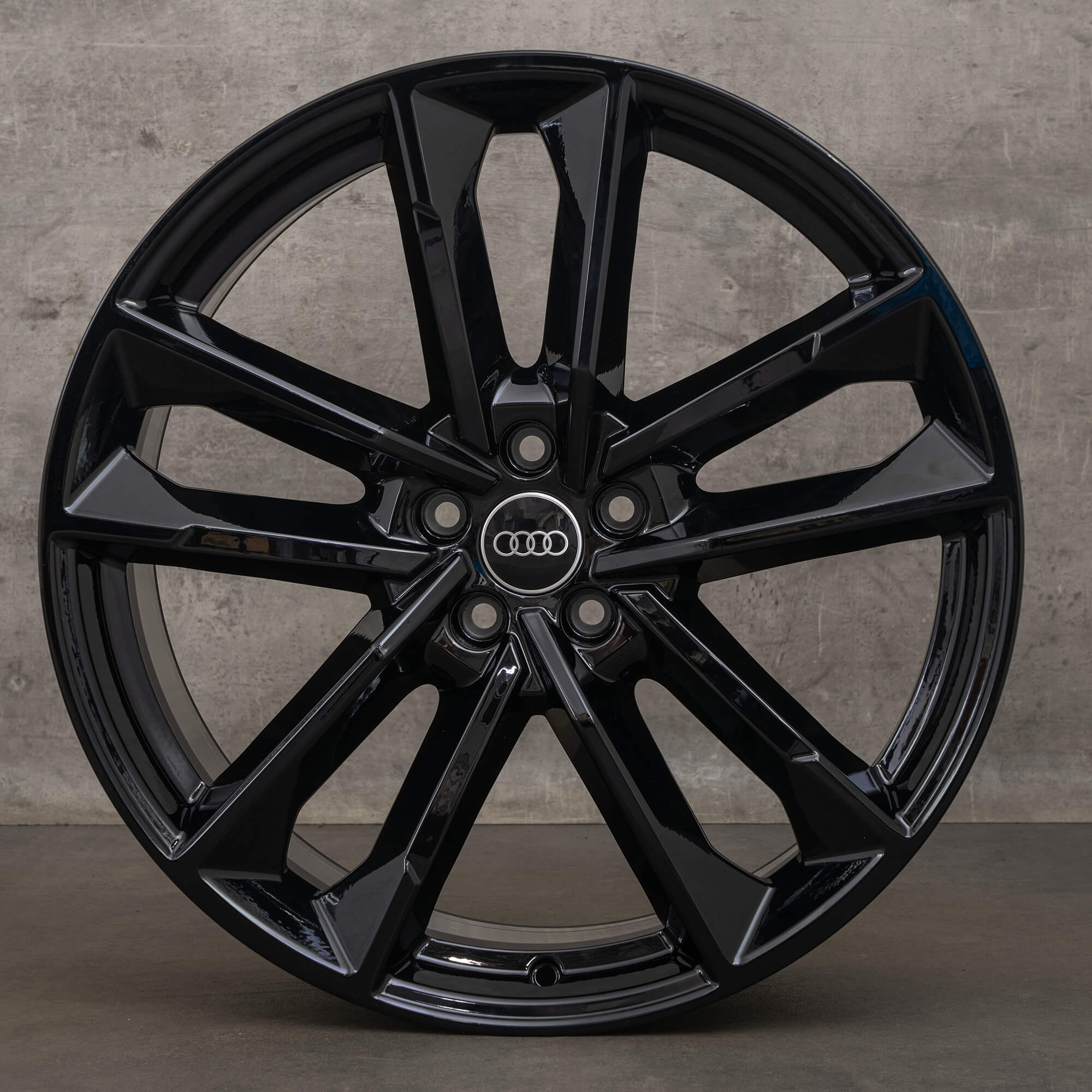 OEM Audi A7 S7 RS7 4G A8 S8 D4 21 inch rims Performance 4G8601025AS black gloss