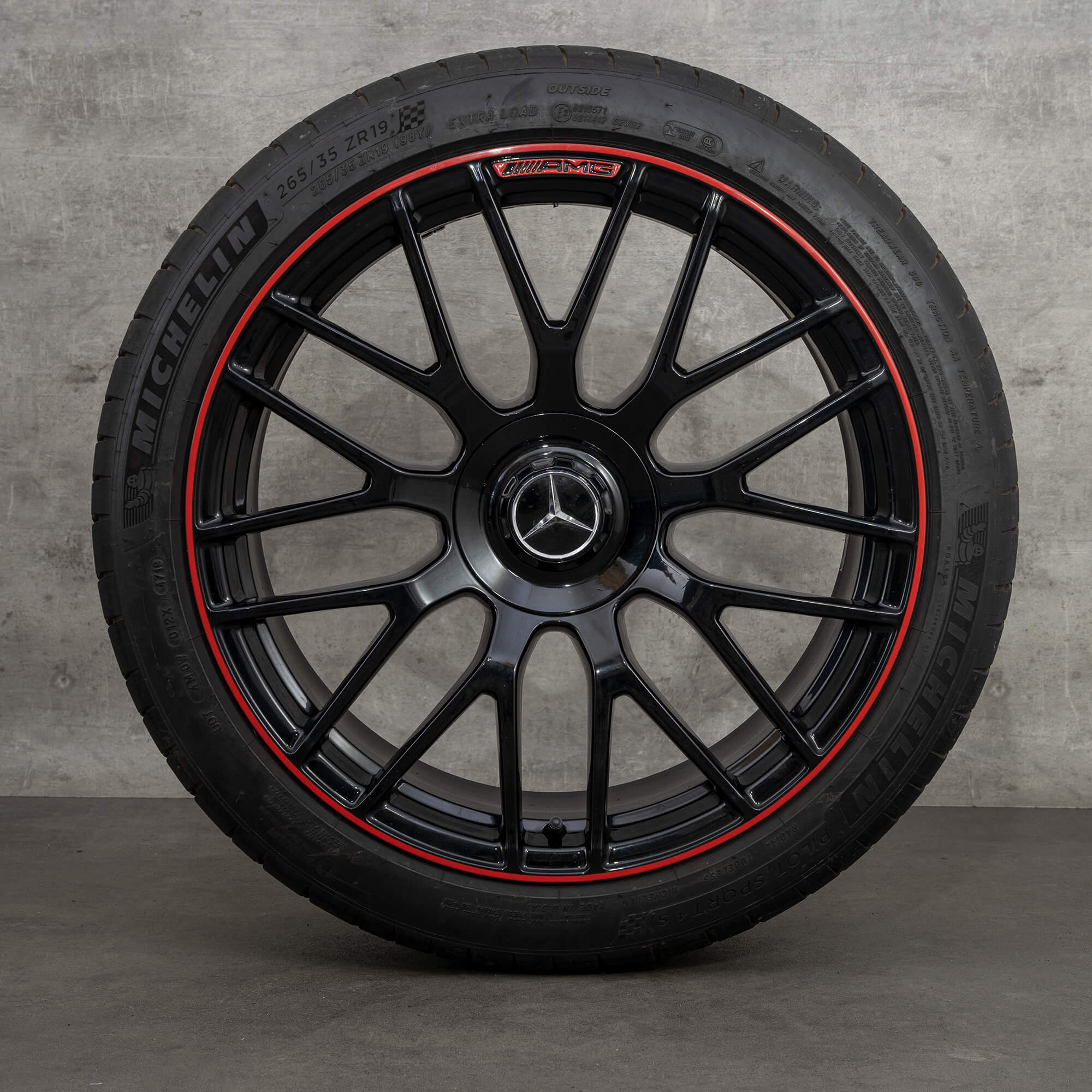 AMG Mercedes Benz jantes 19 pouces C63 S W205 S205 pneus été roues été